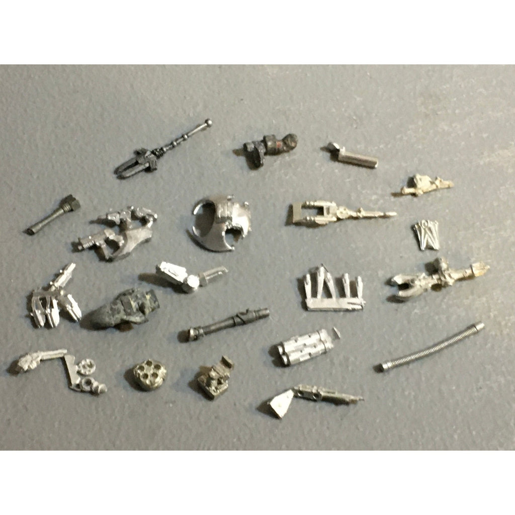 A32546 UNKNOWN MINIATURES ALL METAL BITS & INCOMPLETE LOT SCI-FI FUTURISTIC