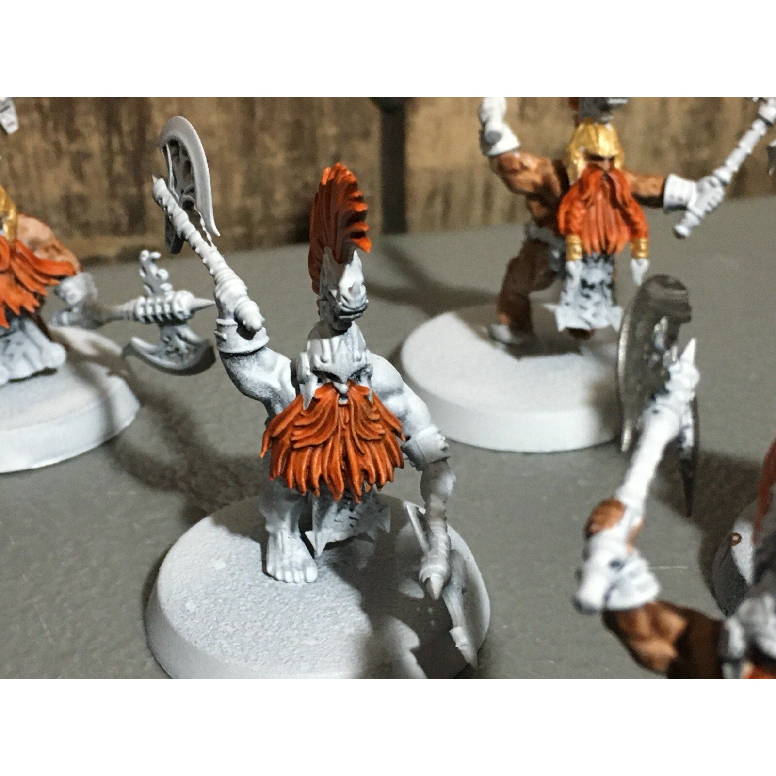 A20180 WARHAMMER FANTASY AOS FYRESLAYERS VULKITE BERZERKERS 10 PK PRIMED