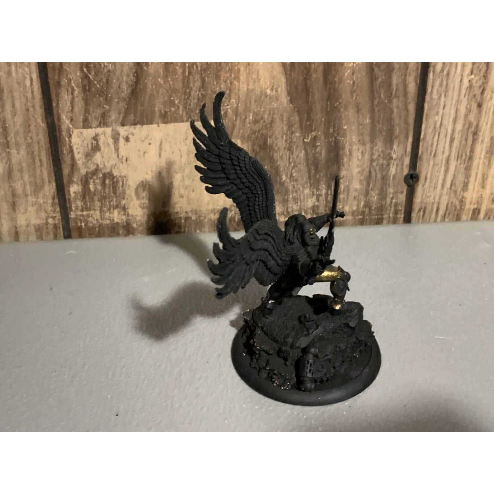 A11498 WARGAMES FANTASY FUTURISTIC METAL MINIATURE WINGED ANGEL HQ LORD