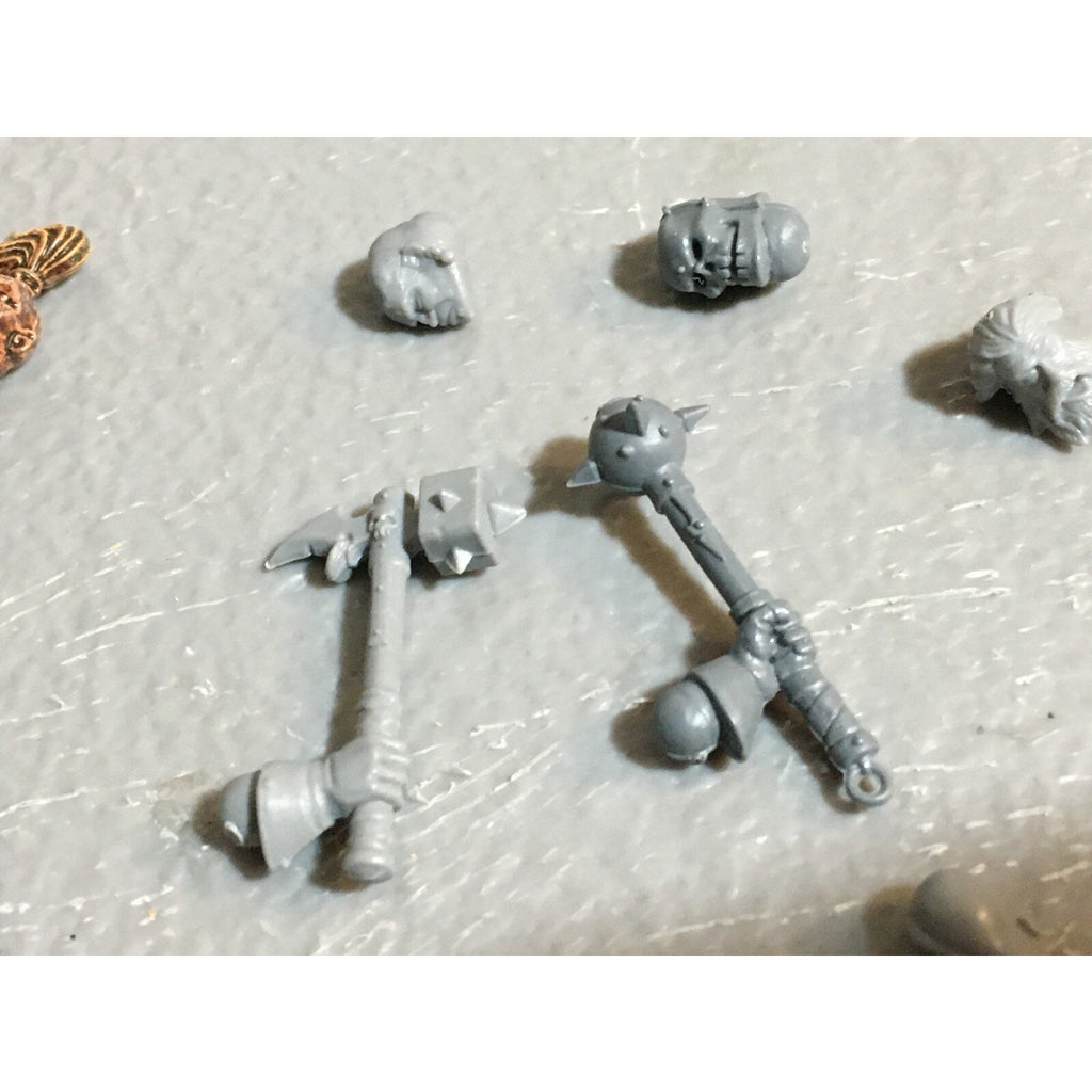 A23436 WARHAMMER FANTASY CHAOS MORTALS BITS LOT MIXED MARAUDER WARRIOR GW