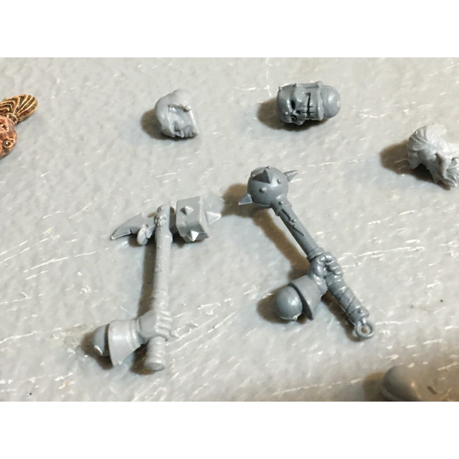 A23436 WARHAMMER FANTASY CHAOS MORTALS BITS LOT MIXED MARAUDER WARRIOR GW