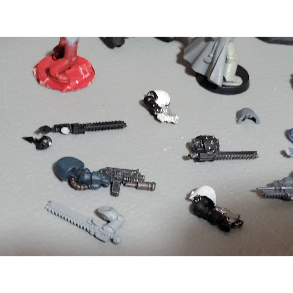 A19115 WARHAMMER 40K SPACE MARINES LOT CAPTAIN BIKE NARTHECIUM ASSAULT