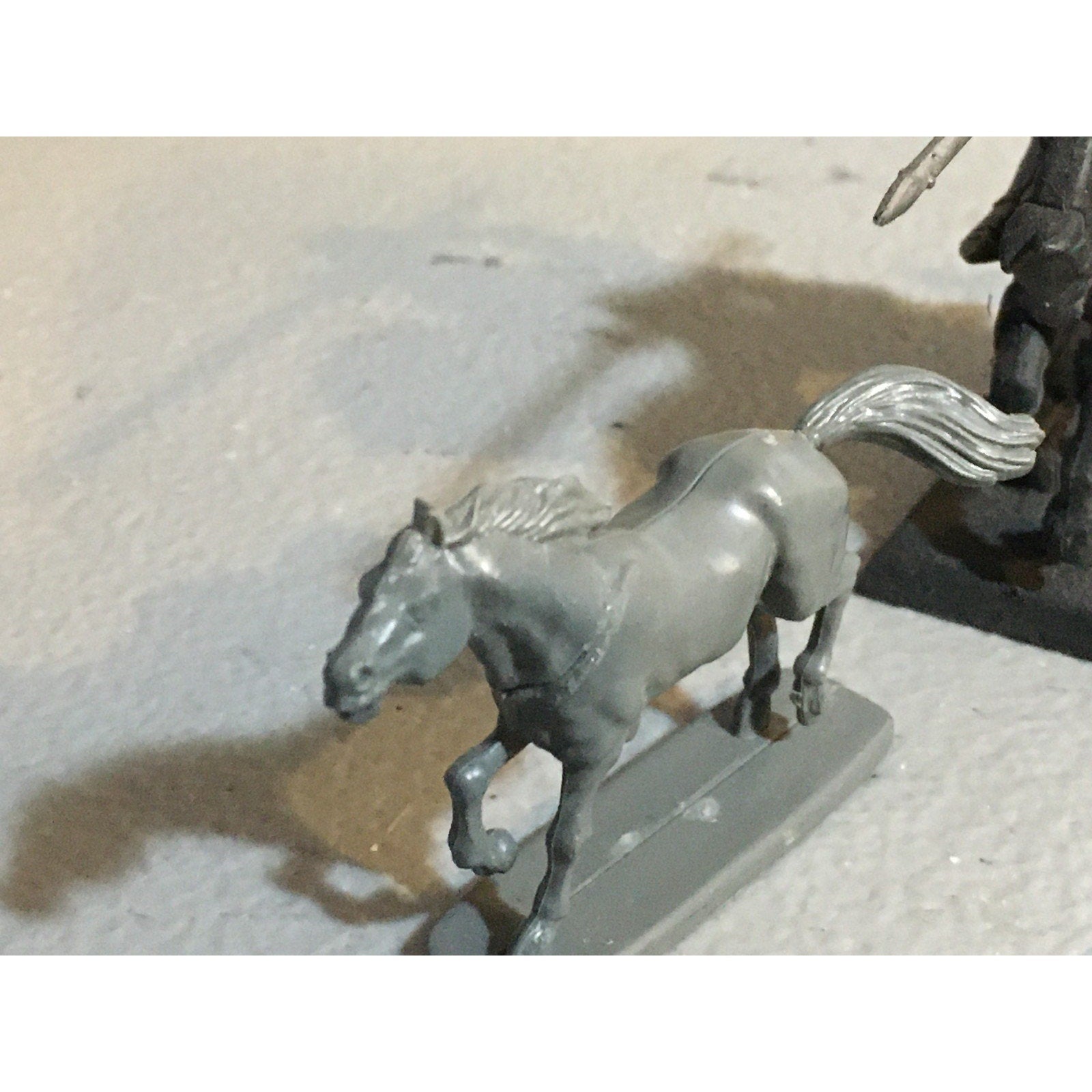 A32551 UNKNOWN MINIATURES PLASTIC ANIMAL SPIDER HORSE INCOMPLETE KNIGHT