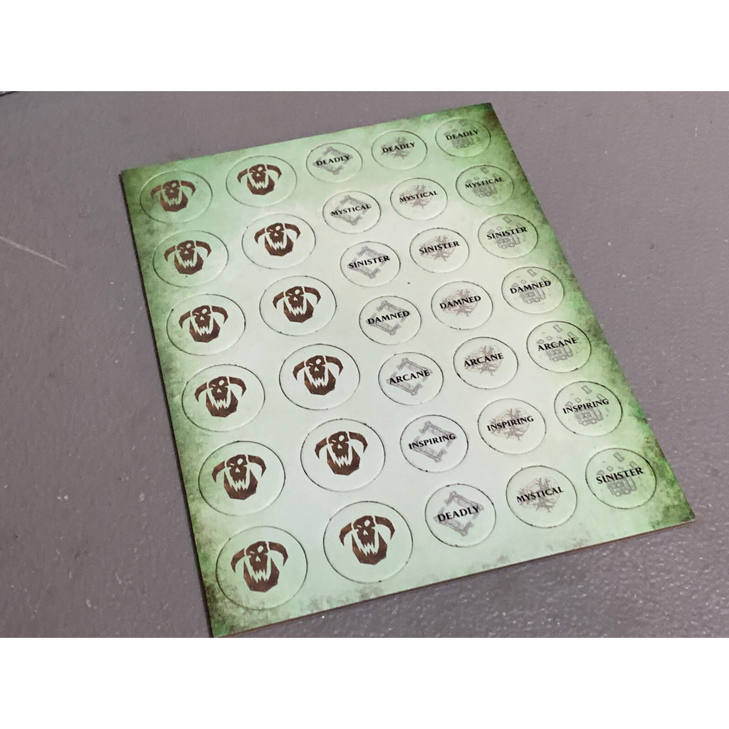 A15633 WARHAMMER AOS GRAND ALLIANCE DESTRUCTION ORRUK TOKENS WARSCROLL CARDS