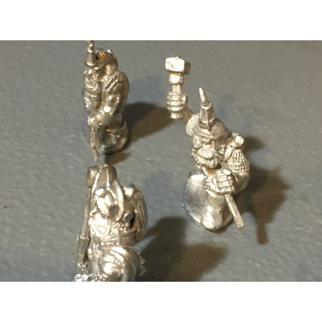 A32707 ALTERNATIVE ARMIES METAL MINIATURES DWARVES DH7 DWARF CAVERN FIGHTERS 4/5