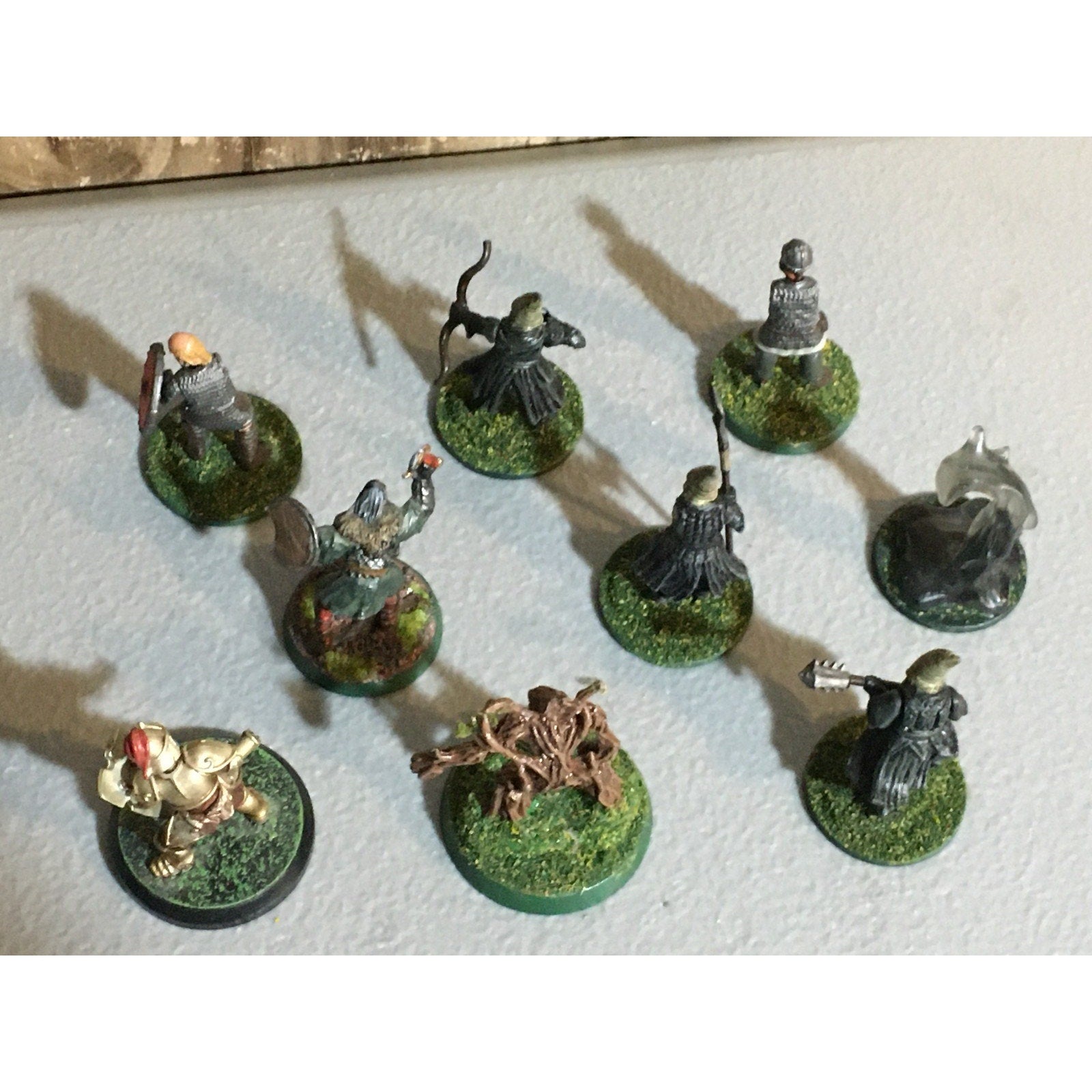 A32502 UNKNOWN PLASTIC MINIATURES HUMAN ORC DRYAD INCOMPLETE