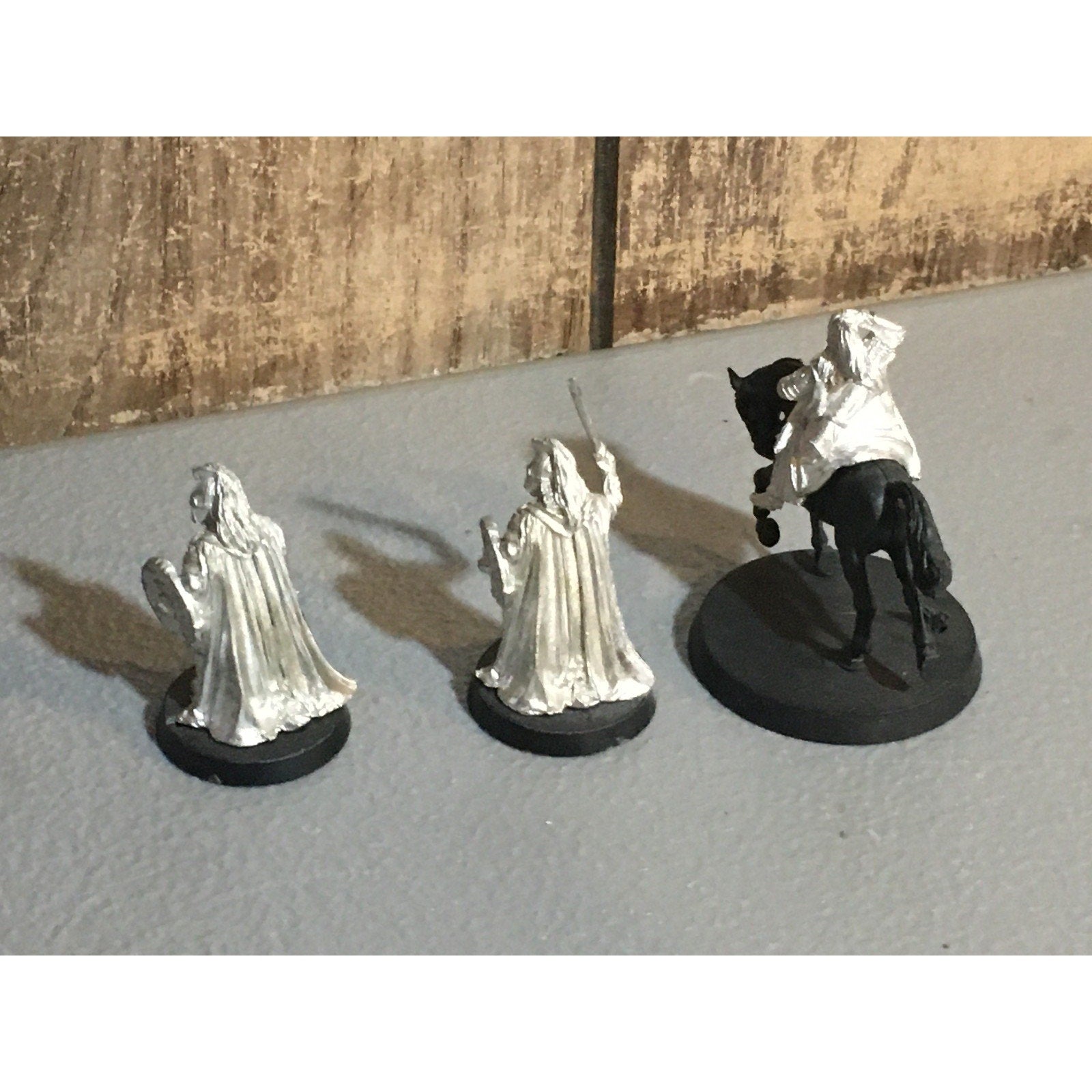 A30408 LOTR LORD RINGS GAMES WORKSHOP METAL ROHAN RIDER & ROYAL GUARD MISS 1 ARM