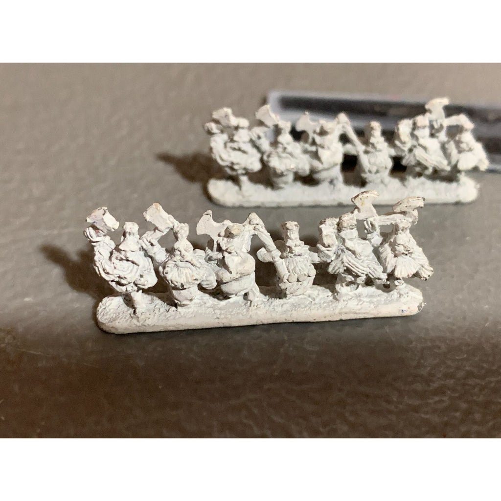 A16658 WARMASTER WARHAMMER DWARF TROLLSLAYERS 6 STANDS METAL GAMES WORKSHOP
