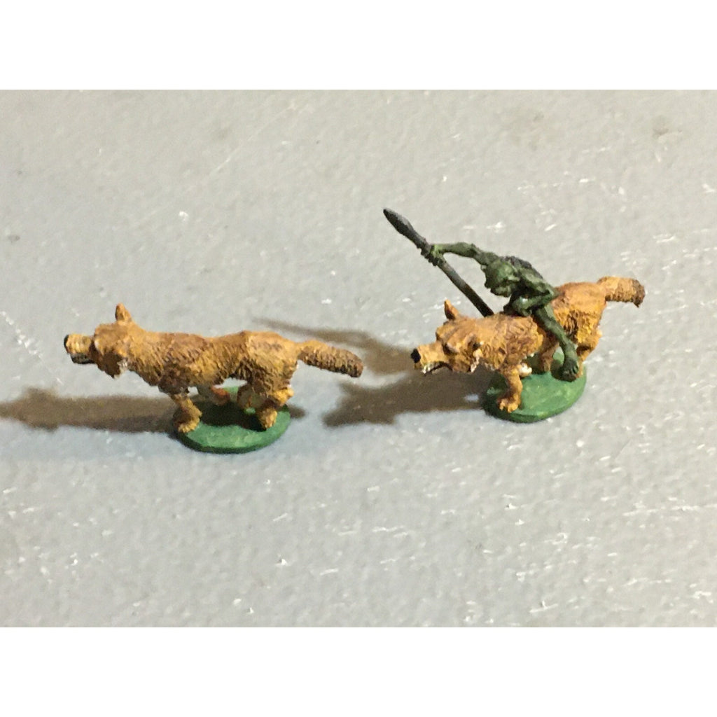 A10115 CITADEL PRE SLOTTA METAL RARE OOP GOBLIN WOLF RIDER W EXTRA WOLF PAINTED