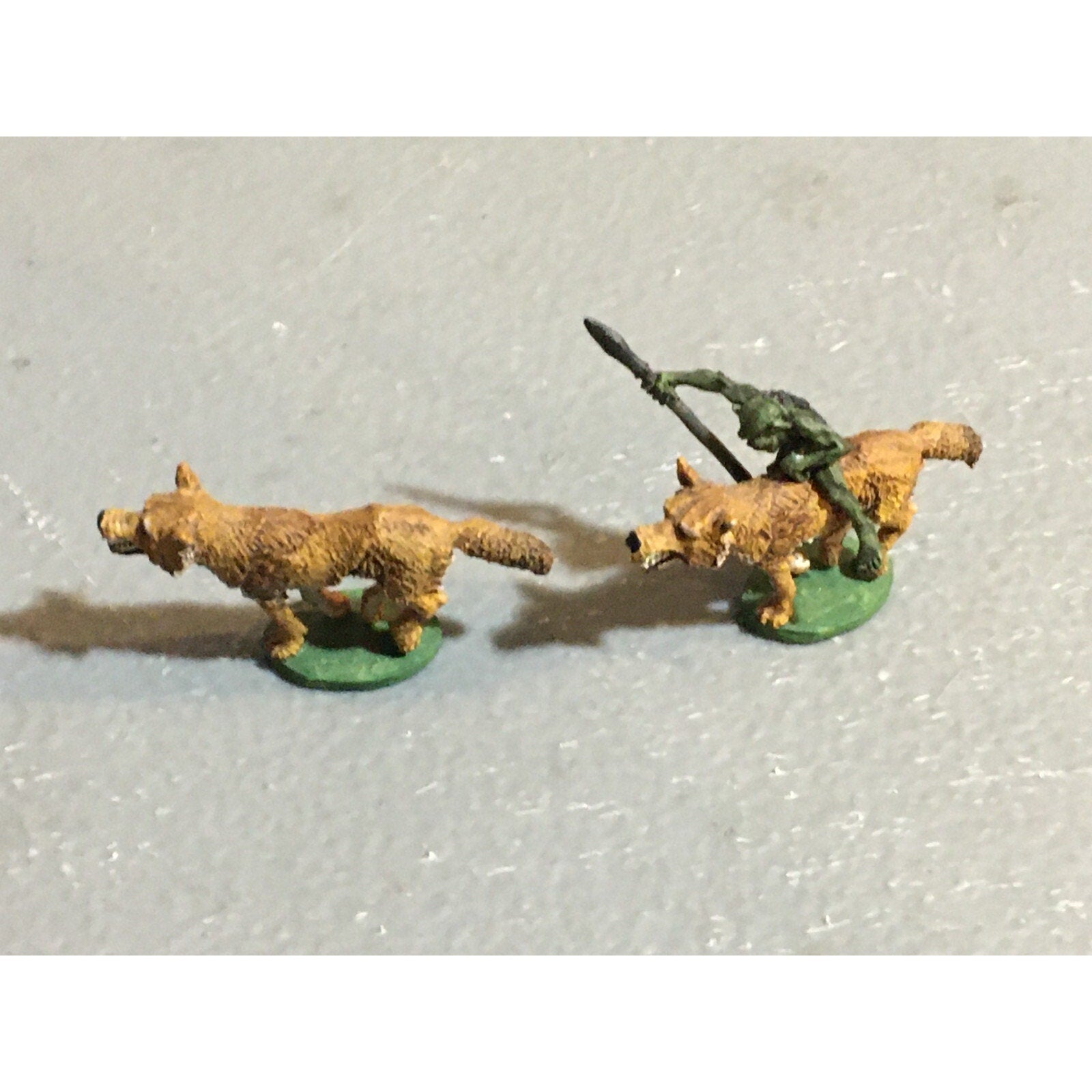 A10115 CITADEL PRE SLOTTA METAL RARE OOP GOBLIN WOLF RIDER W EXTRA WOLF PAINTED