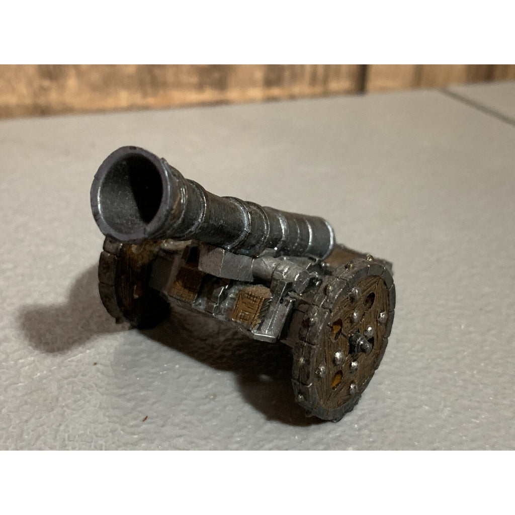 A16892 UNKNOWN MINIATURE TABLETOP WARGAMES CANNON ARTILLERY PLASTIC
