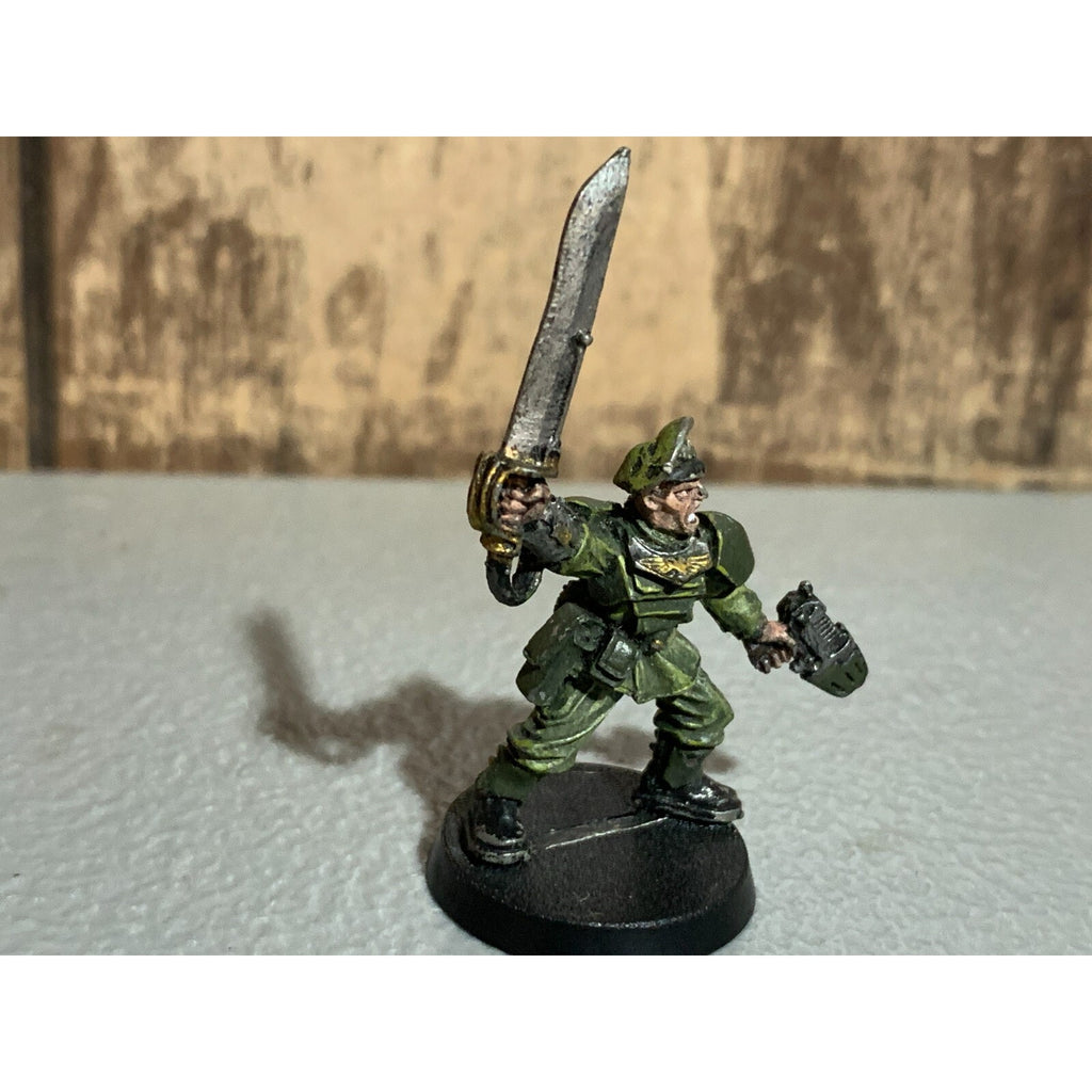 A17311 WARHAMMER 40K ASTRA IG GUARD METAL CADIAN OFFICER SERGEANT POWER SWORD GW