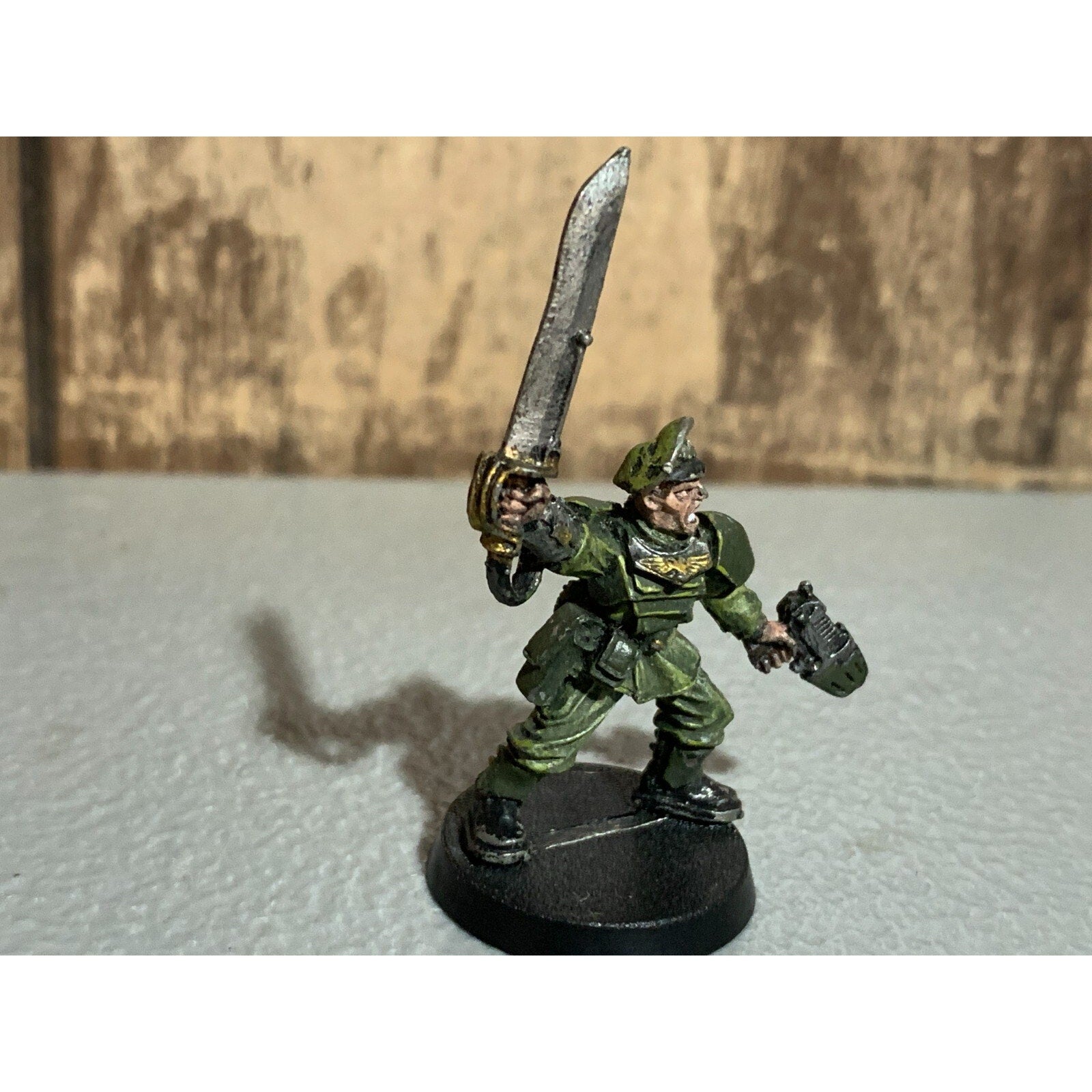 A17311 WARHAMMER 40K ASTRA IG GUARD METAL CADIAN OFFICER SERGEANT POWER SWORD GW