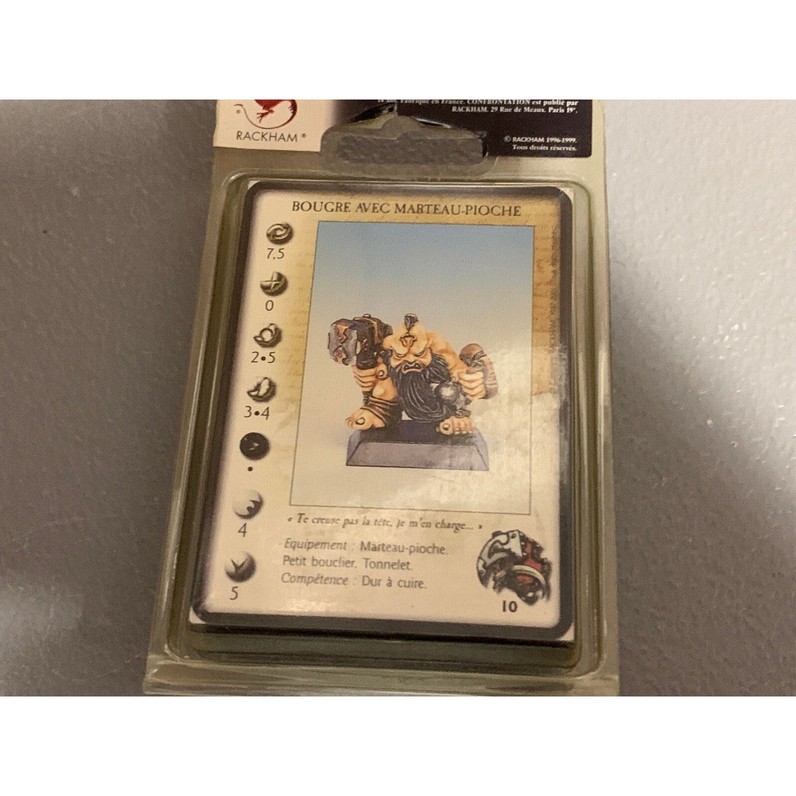 A10383 RACKHAM CONFRONTATION METAL OOP BOOR WITH PICK HAMMER