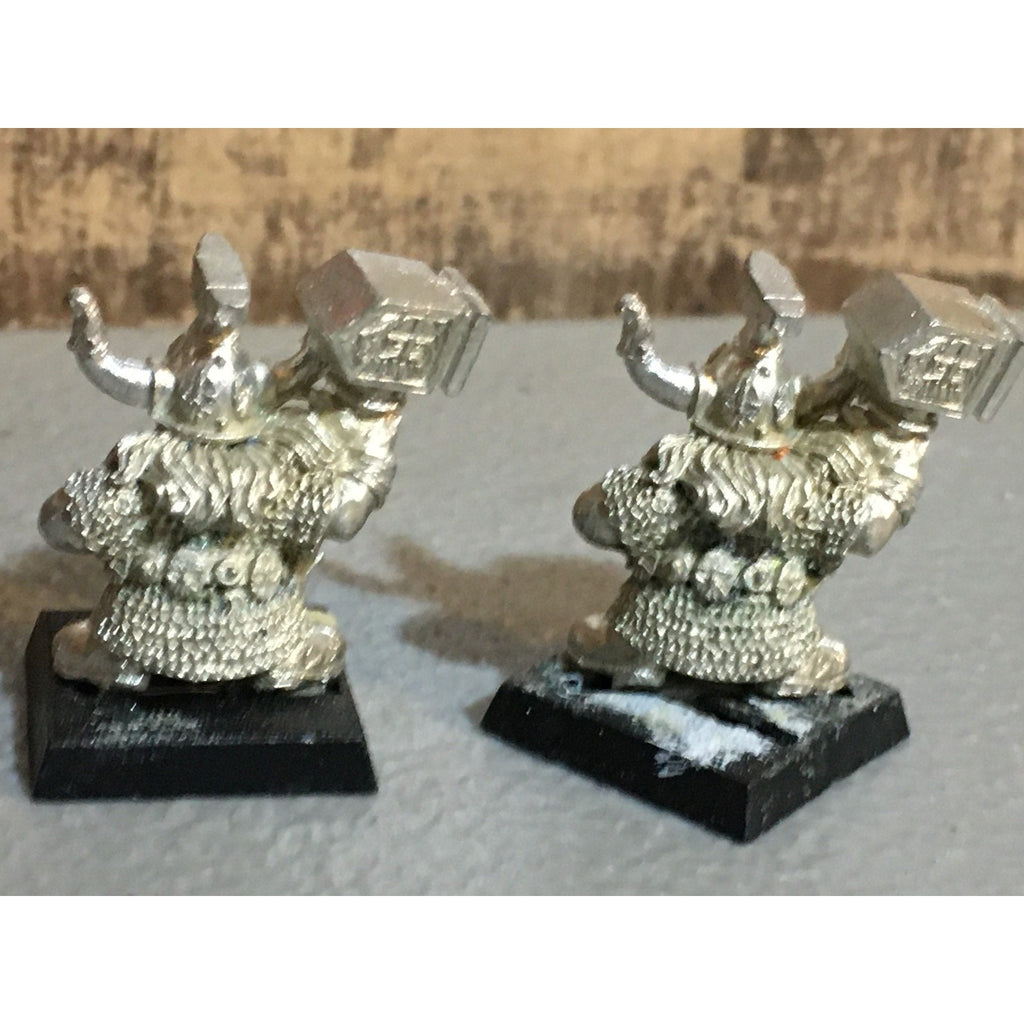 A30735 WARHAMMER FANTASY OOP DWARFS METAL ANVIL OF DOOM GUARD 2 PK GW