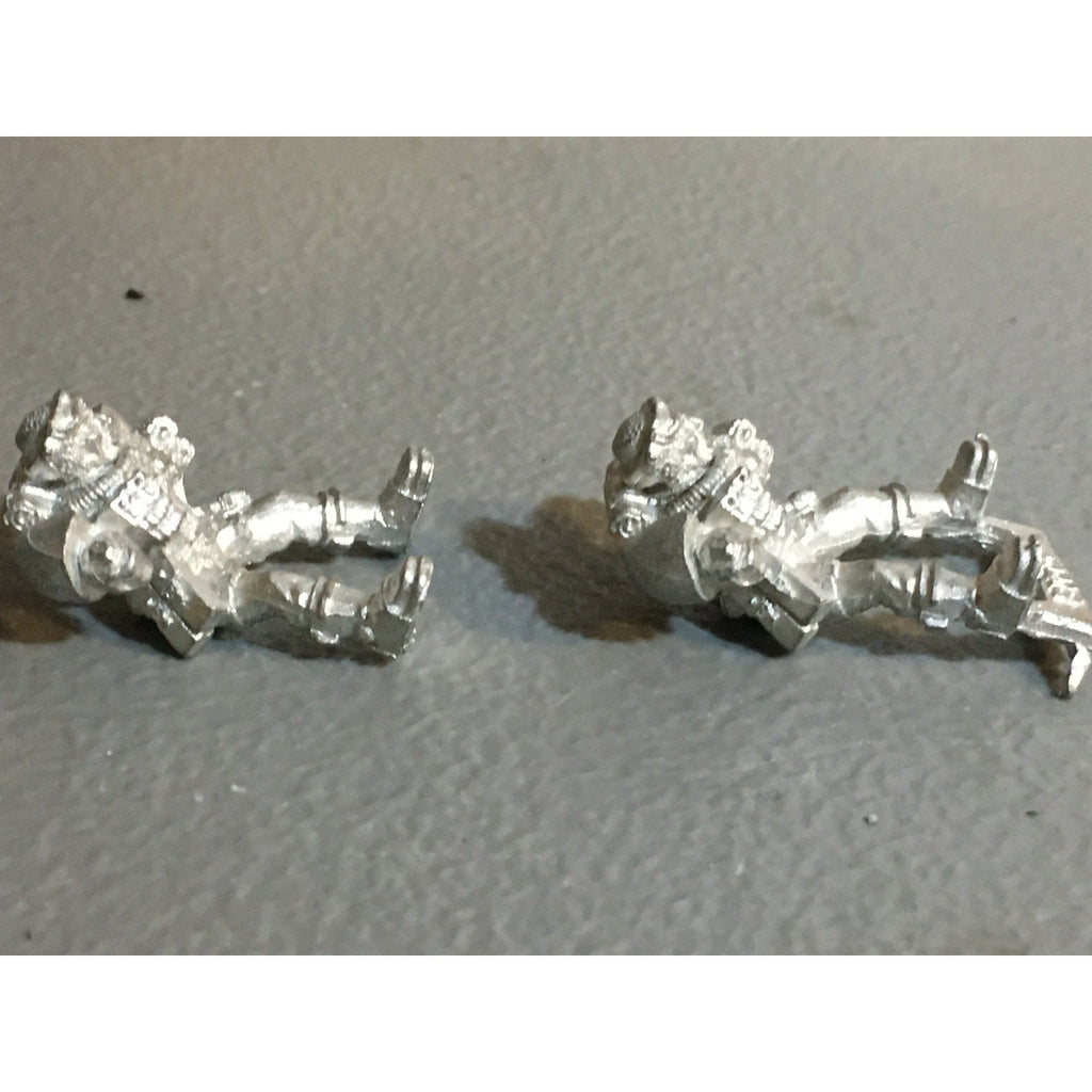 A33831 WARHAMMER 40K SPACE MARINES METAL SCOUT BIKE RIDER BODY ONLY 2 PK GW