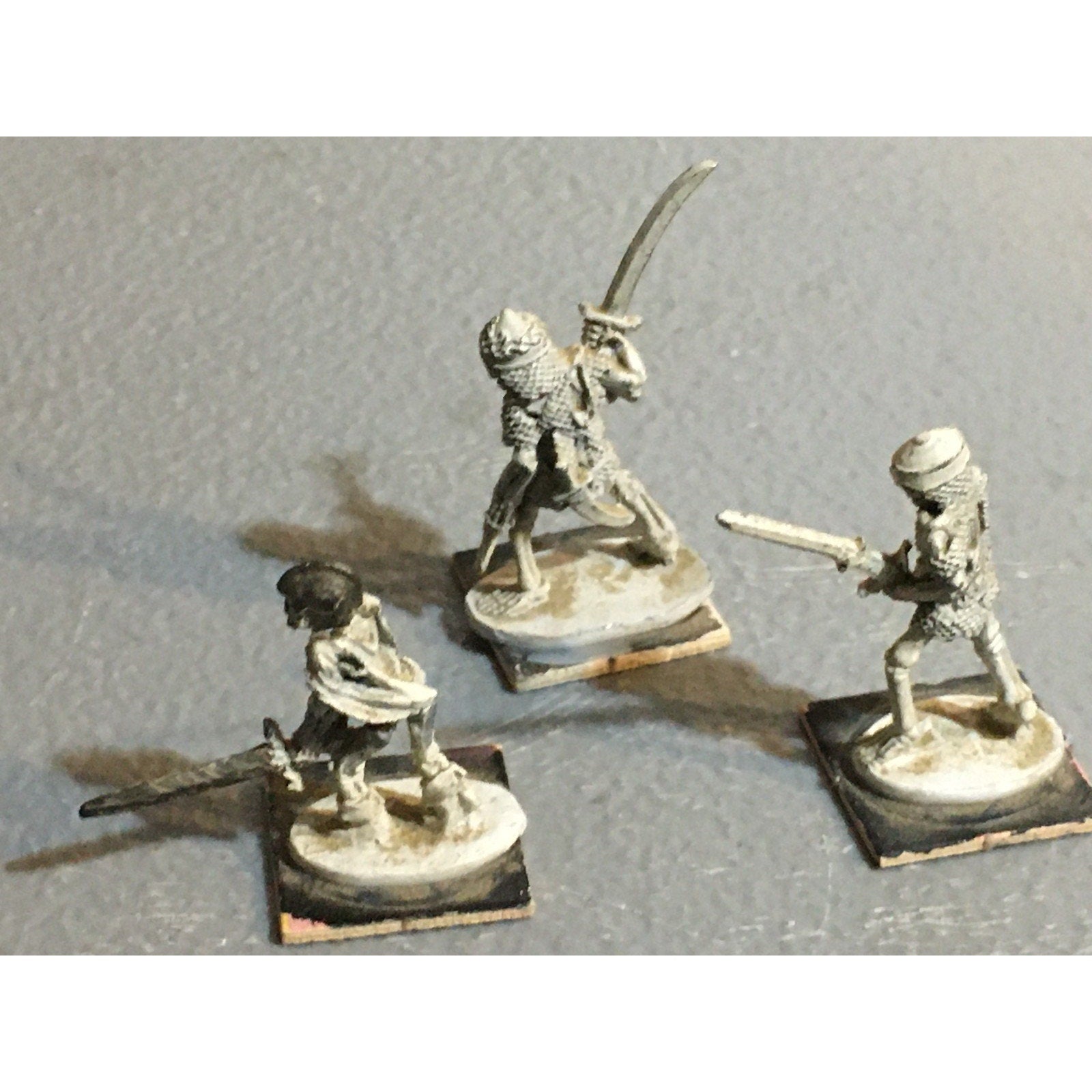 A32383 RAL PARTHA METAL MINIATURES SKELETON WARRIOR KNIGHT 3 PK TABLETOP WAR