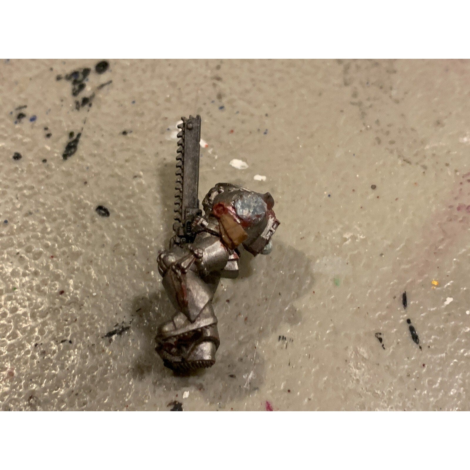 A23196 WARHAMMER 40K SPACE MARINES BLACK TEMPLARS INCOMPLETE BITS LOT ONE METAL