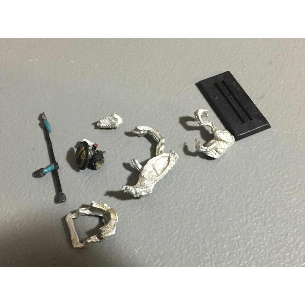 A20379 WARHAMMER FANTASY DARK ELVES METAL COLD ONE KNIGHT NO TAIL