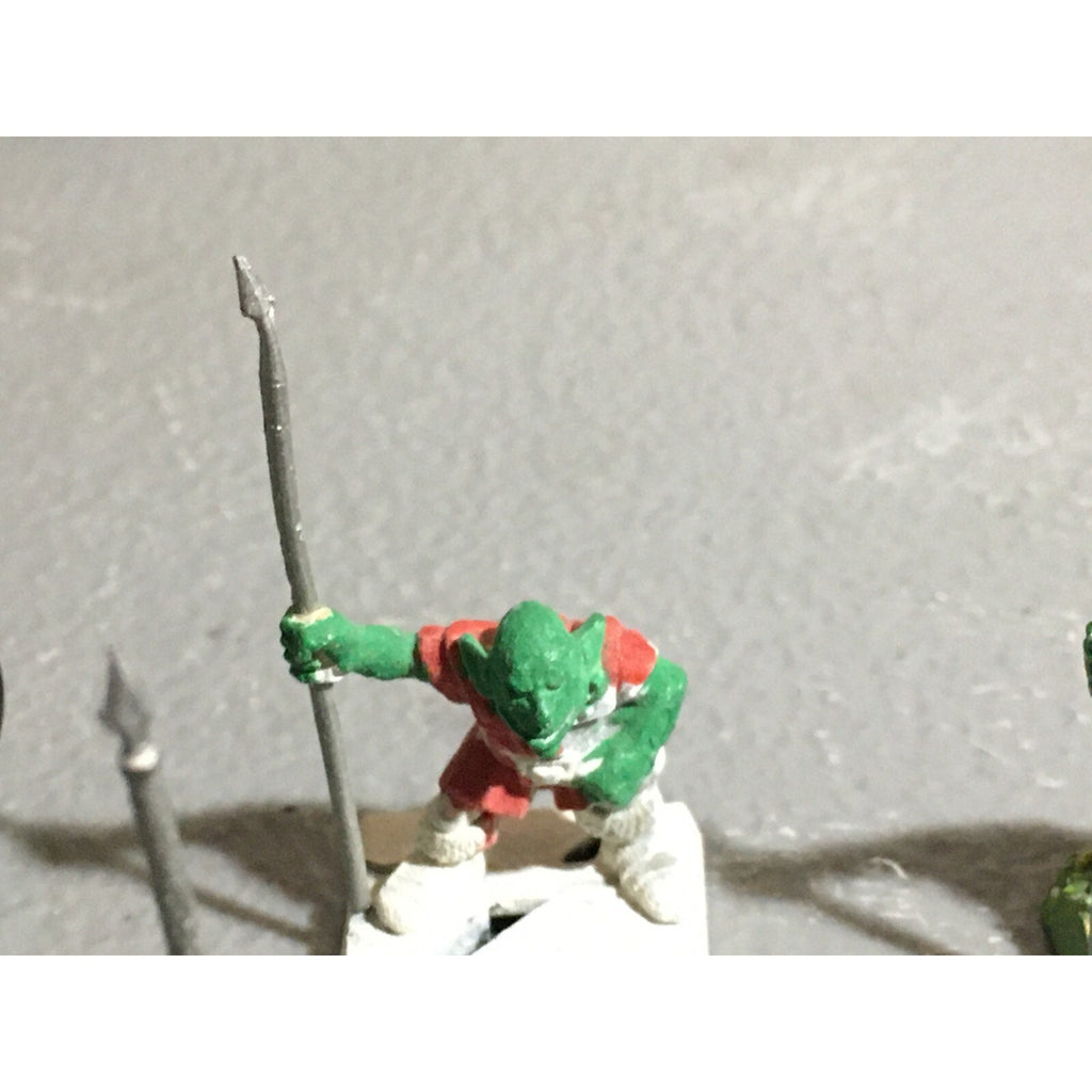 A22046 WARHAMMER FANTASY ORCS & GOBLINS VINTAGE GOBLIN SPEARMEN CUSTOM OOP GW