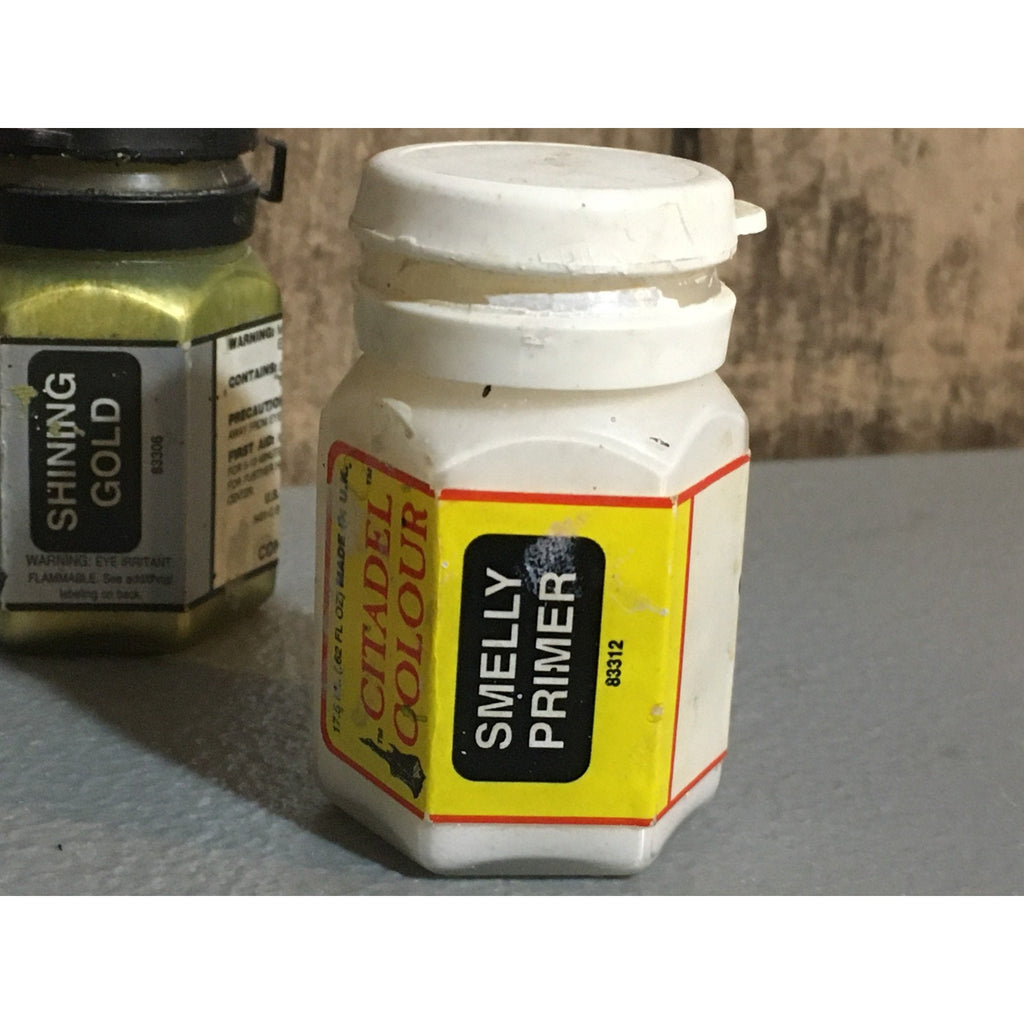 A33432 CITADEL COLOURS USED PAINT POTS 6 PK NO GOOD DRIED OOP GAMES WORKSHOP