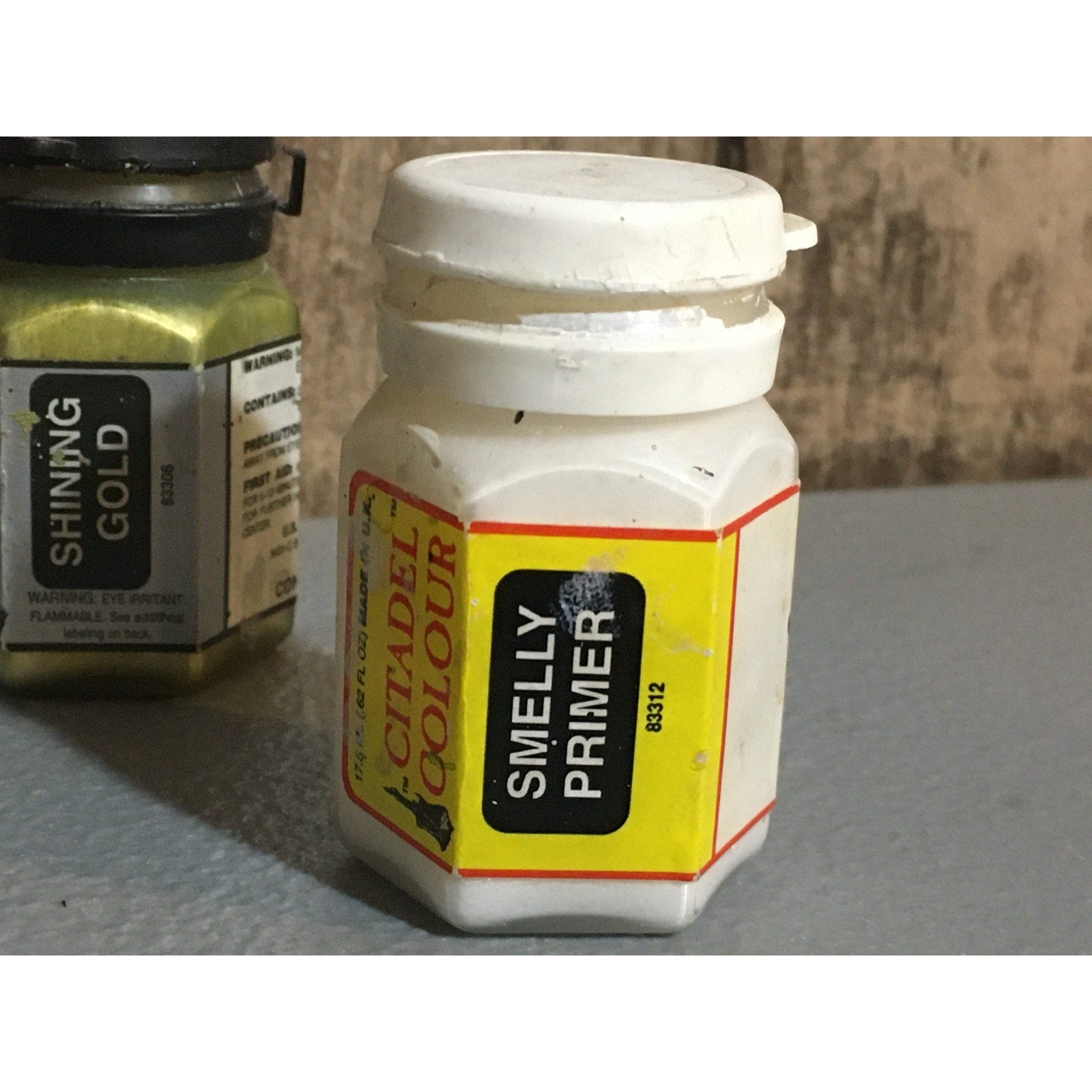 A33432 CITADEL COLOURS USED PAINT POTS 6 PK NO GOOD DRIED OOP GAMES WORKSHOP