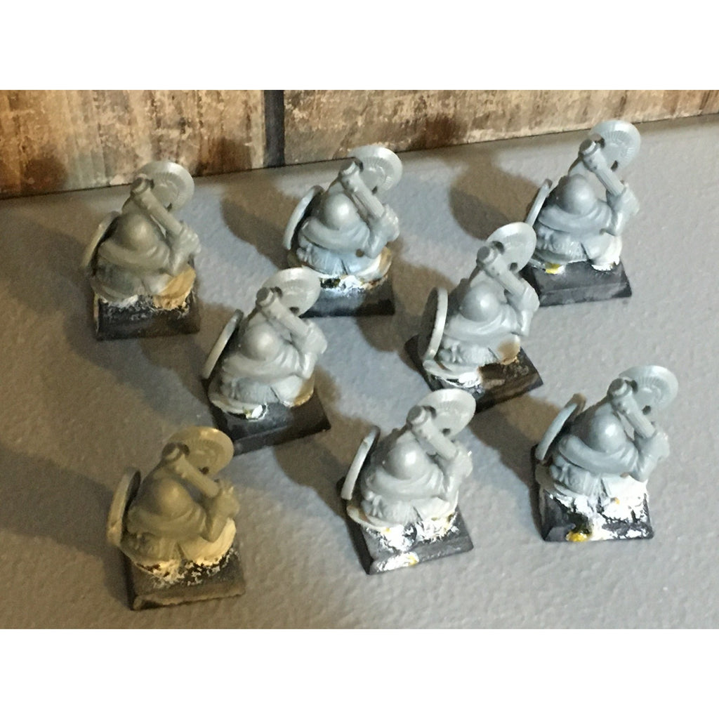 A33416 WARHAMMER FANTASY OLD WORLD QUEST DWARFS DWARF MONOPOSE 8 PK GW 4TH ED
