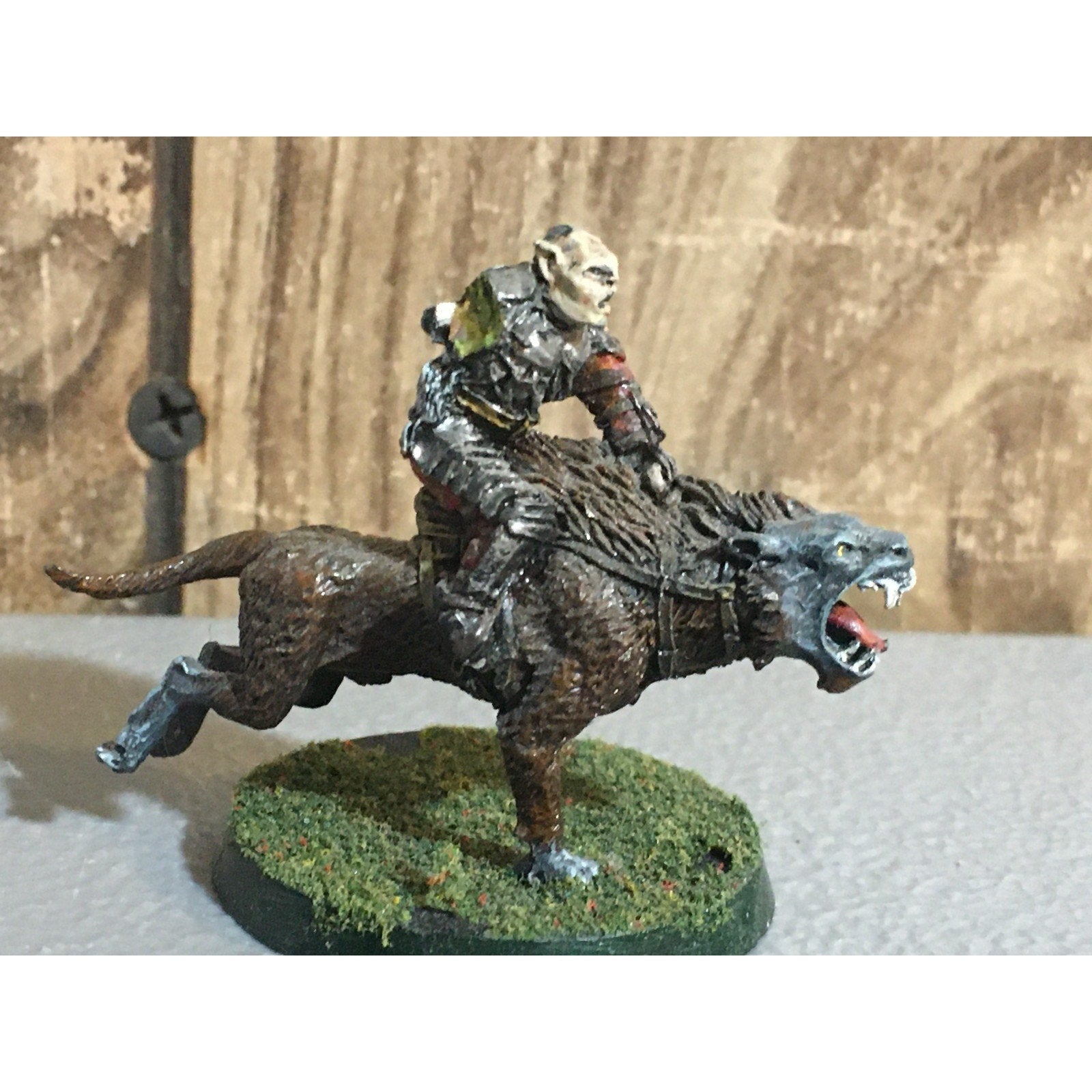 A30385 LOTR LORD OF THE RINGS GW GAMES WORKSHOP METALGOTHMOG MOUNTED WARG PAINT