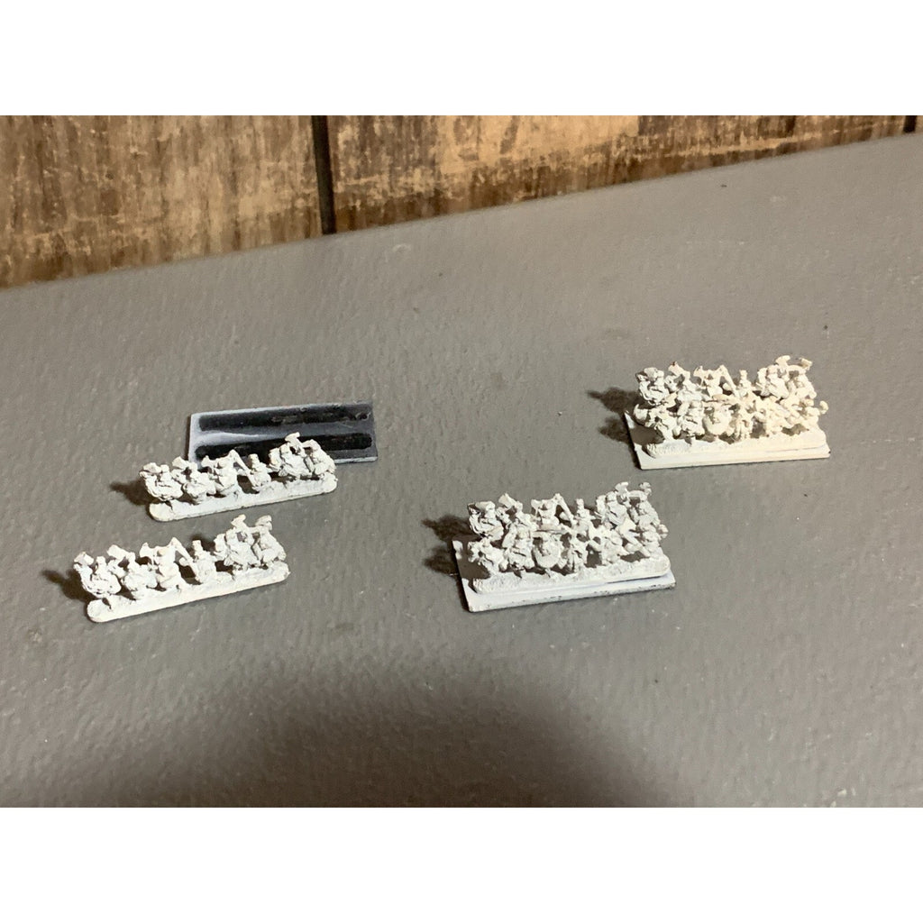 A16658 WARMASTER WARHAMMER DWARF TROLLSLAYERS 6 STANDS METAL GAMES WORKSHOP