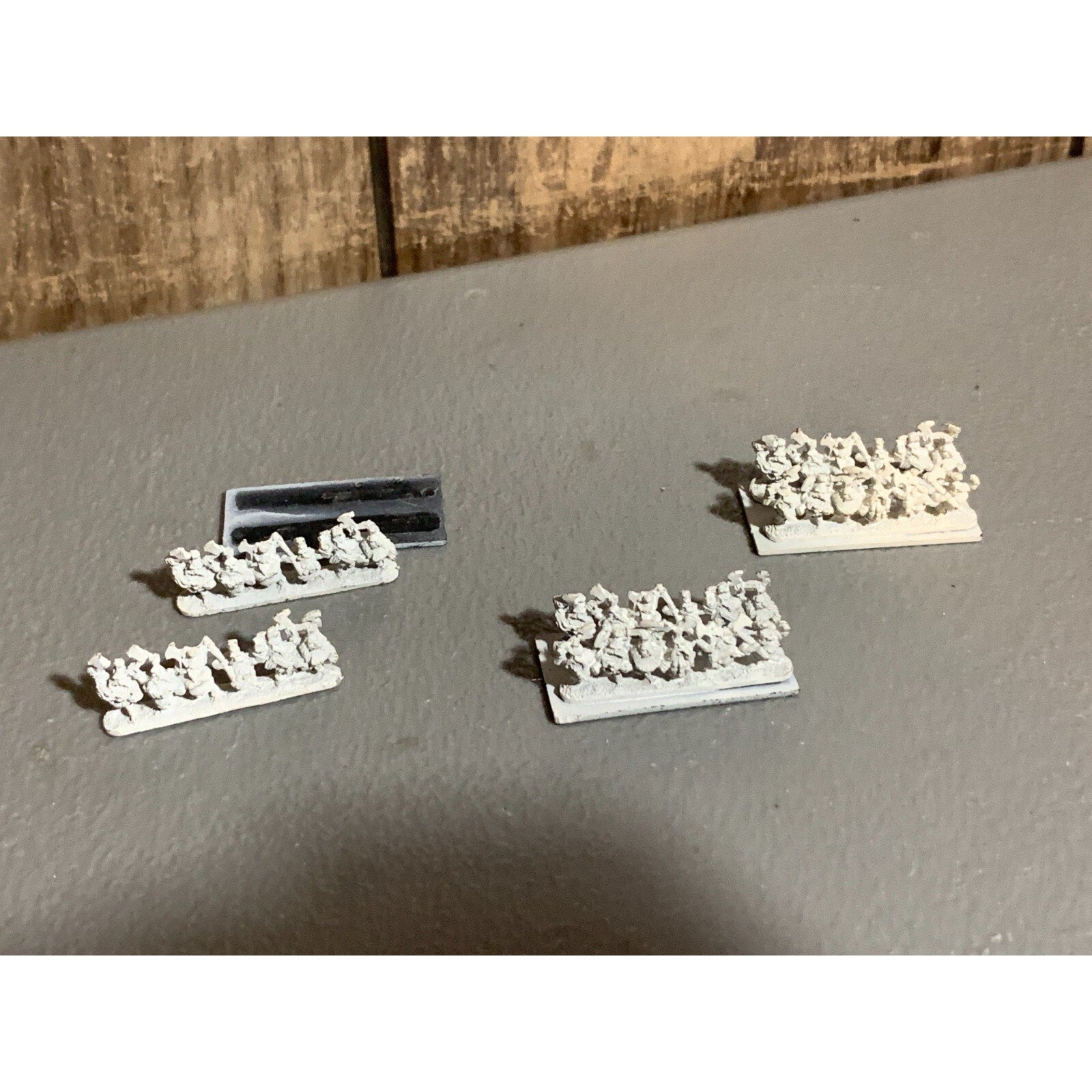 A16658 WARMASTER WARHAMMER DWARF TROLLSLAYERS 6 STANDS METAL GAMES WORKSHOP