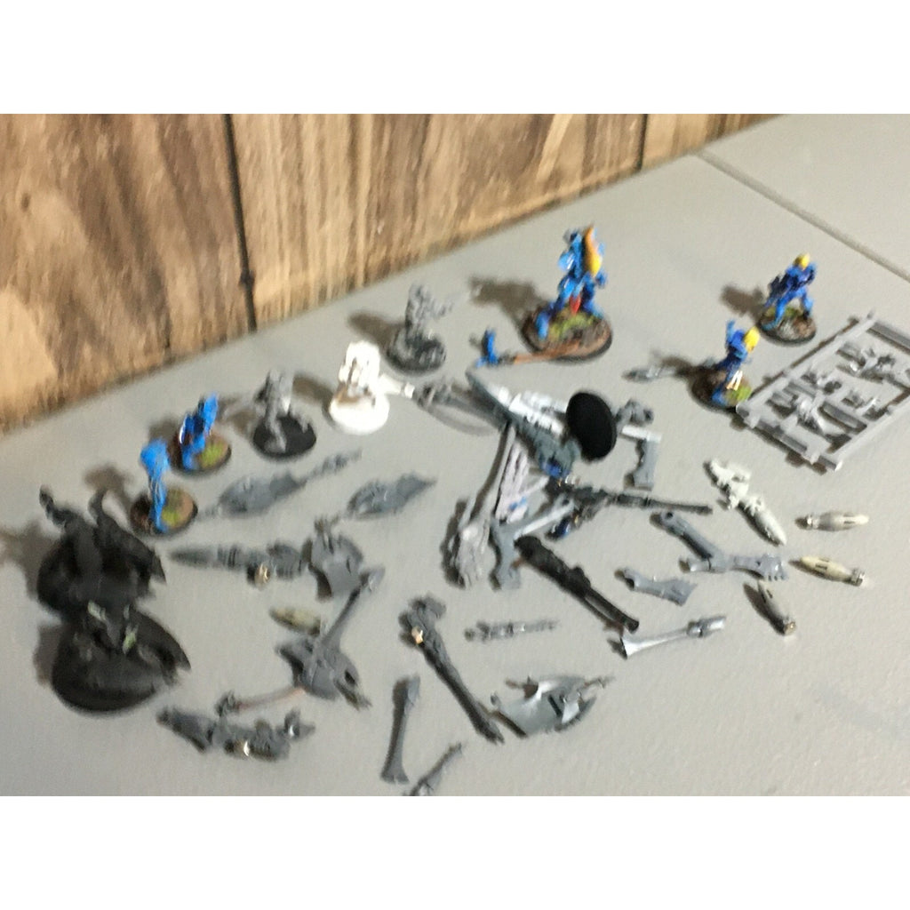 A20100 WARHAMMER 40K ELDAR CRAFTWORLDS BITS LOT CANNON TURRET GUARDIAN WRAITH