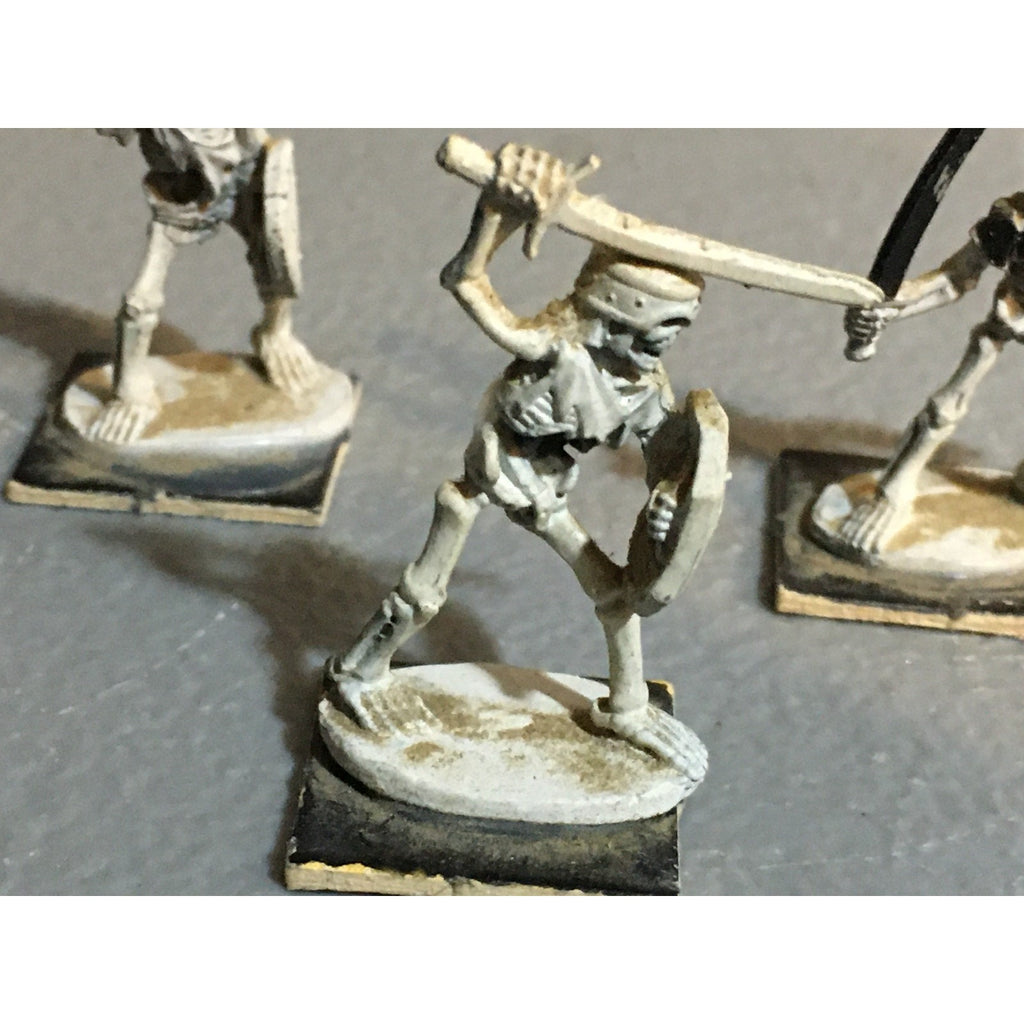 A32378 RAL PARTHA METAL MINIATURES SKELETON WARRIOR 3 PK TABLETOP WAR GAMES