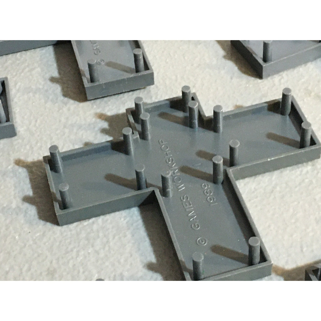 A31680 WARHAMMER EPIC 40K TERRAIN BUILDINGS PLASTIC ROOF TOPS 6 PK GW