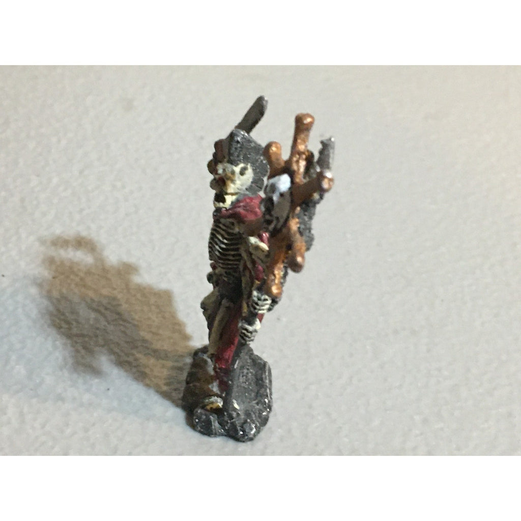 A24891 UNKOWN METAL SKELETON NECROMANCER LORD HERO FANTASY PAINTED