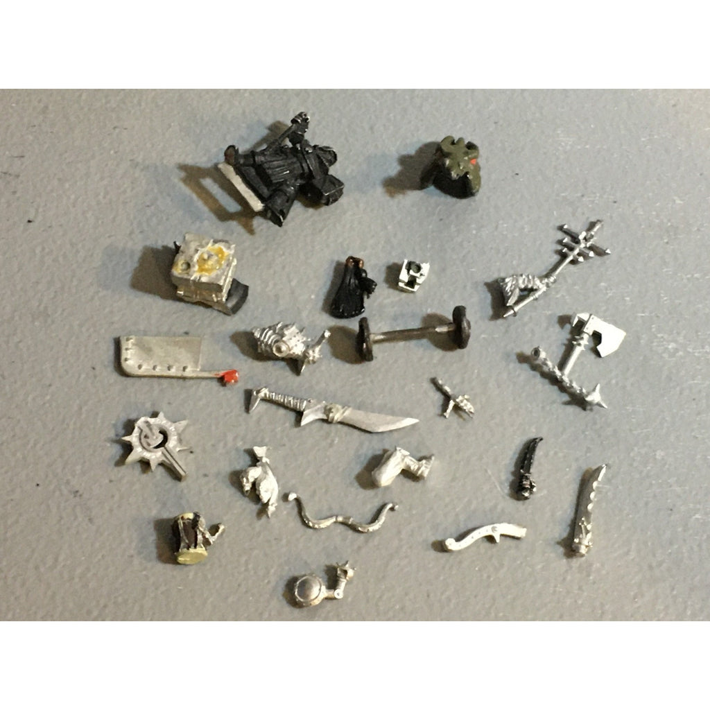 A32545 UNKNOWN MINIATURES ALL METAL BITS & INCOMPLETE LOT FANTASY