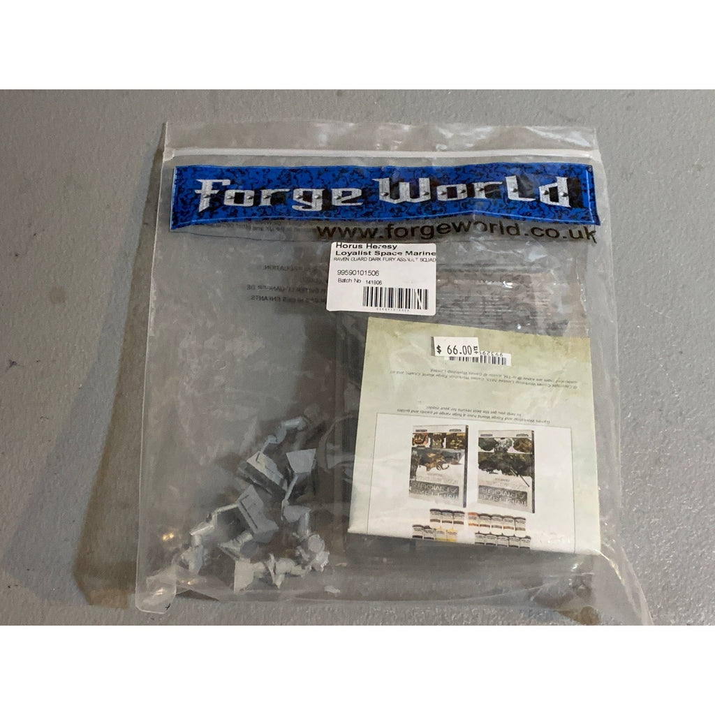SA31112 WARHAMMER FORGE WORLD 30K HORUS RAVEN GUARD DARK FURY ASSAULT INCOMPLETE