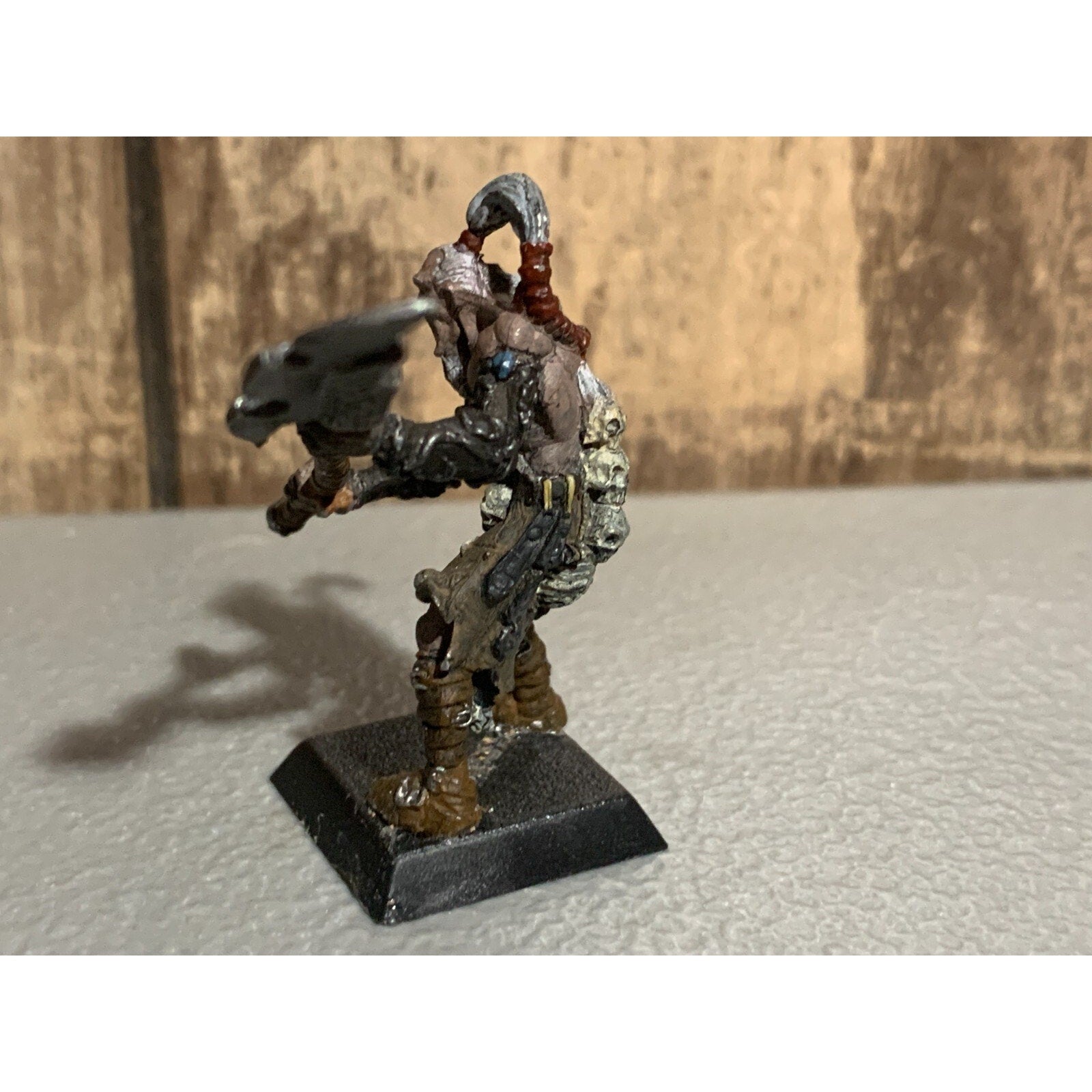 A16313 RACKHAM CONFRONTATION METAL OOP GIANT BARBARIAN W HALBERD