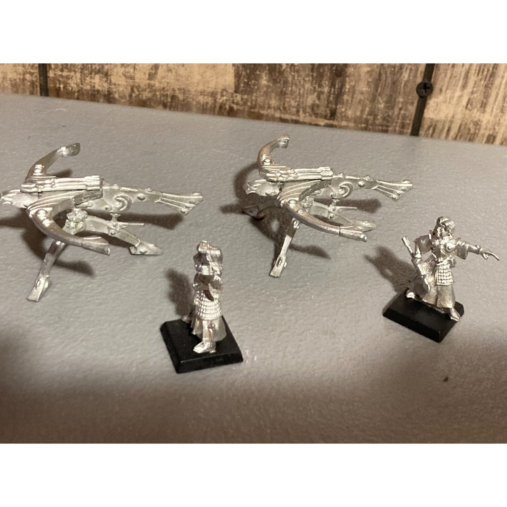 A19273 WARHAMMER FANTASY HIGH ELF OOP METAL EAGLE CLAW BOLT THROWER 2 PACK CREW