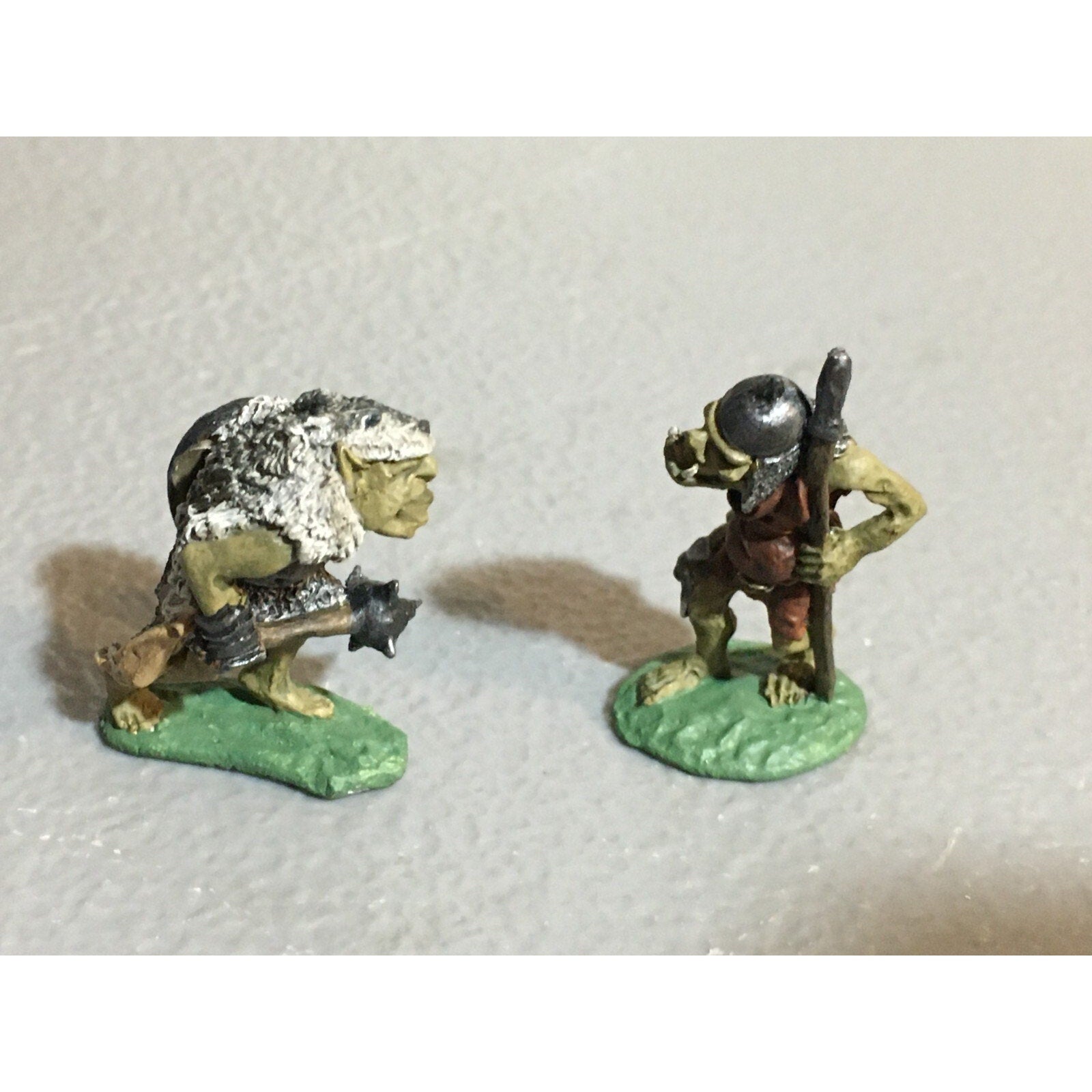 A9798 CITADEL PRE SLOTTA METAL RARE OOP ORCS ARMOURED & AXE SPEAR
