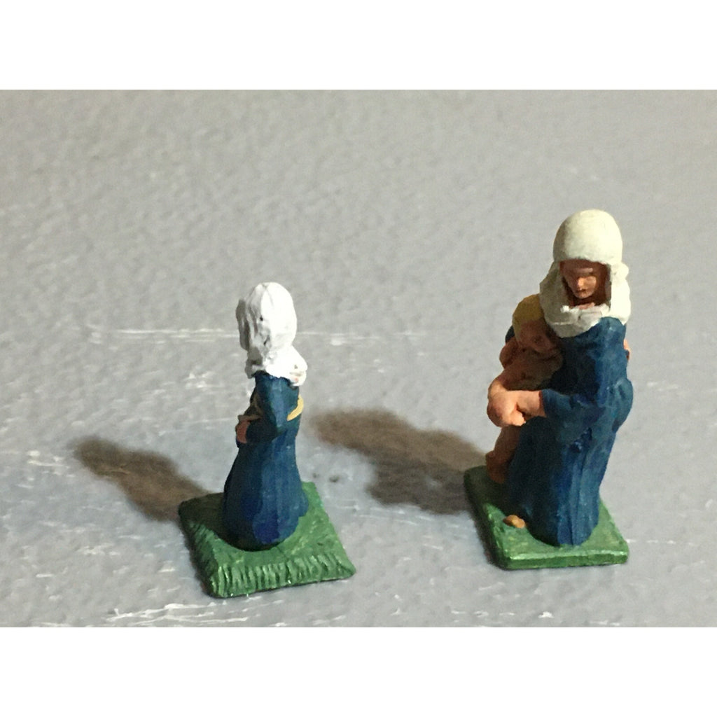 A10177 CITADEL PRE SLOTTA METAL RARE OOP HUMAN FEMALE PEASANTS 2 PK PAINTED