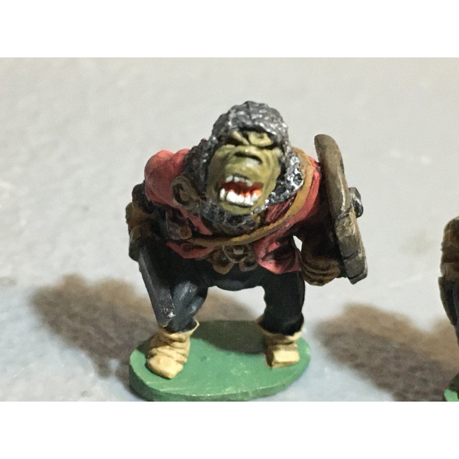 A10087 CITADEL PRE SLOTTA METAL RARE OOP ORC WARRIORS 2 PK WARHAMMER PAINTED