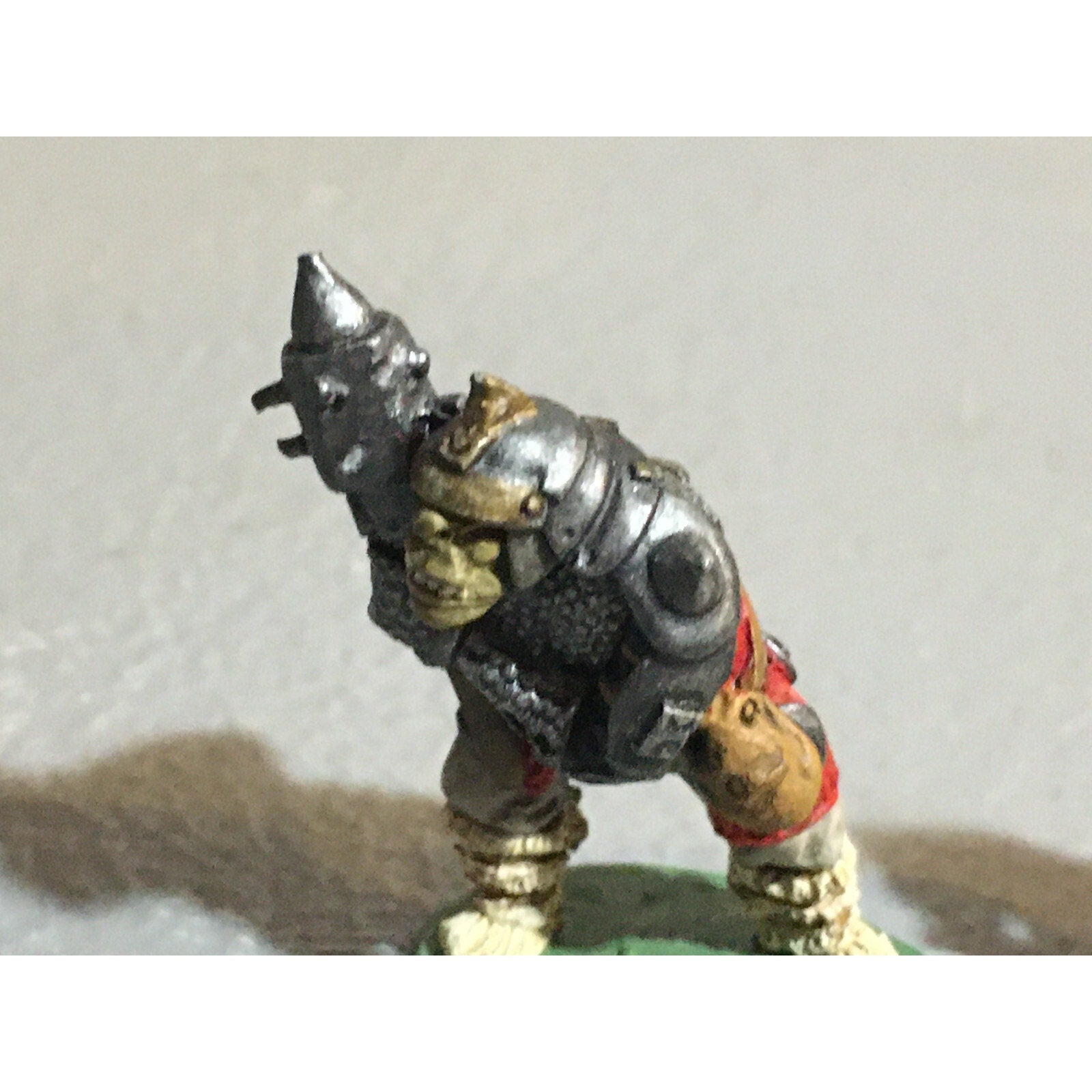 A10084 CITADEL PRE SLOTTA METAL RARE OOP ORC WARRIORS 2 PK WARHAMMER PAINTED