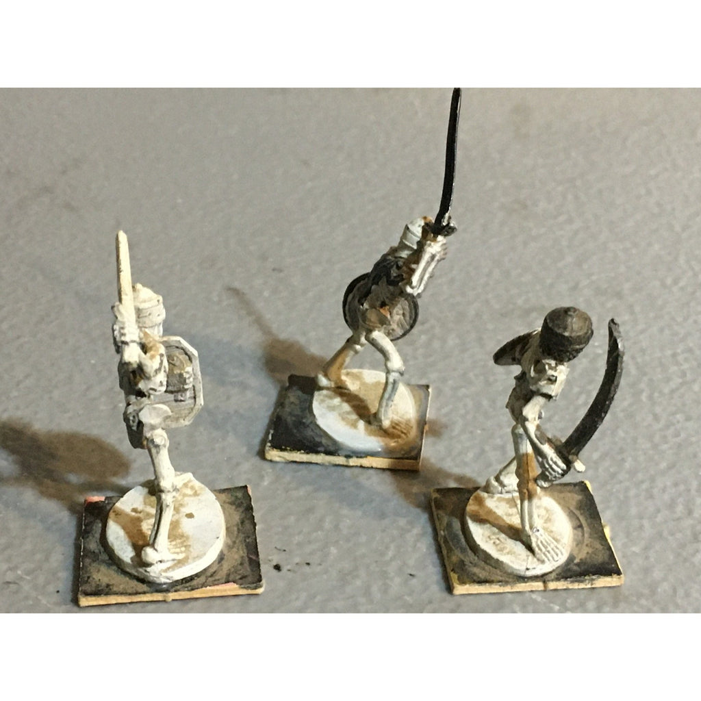 A32375 RAL PARTHA METAL MINIATURES SKELETON WARRIOR 3 PK TABLETOP WAR GAMES