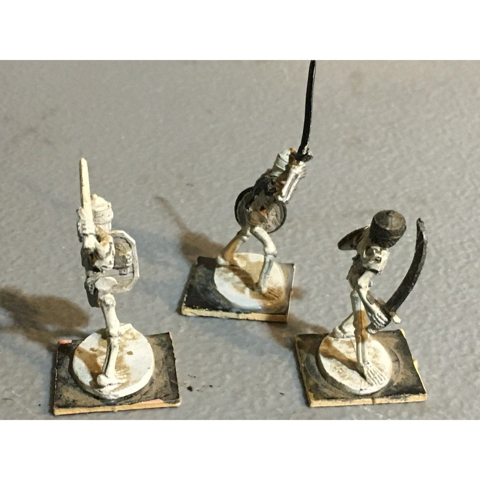 A32375 RAL PARTHA METAL MINIATURES SKELETON WARRIOR 3 PK TABLETOP WAR GAMES