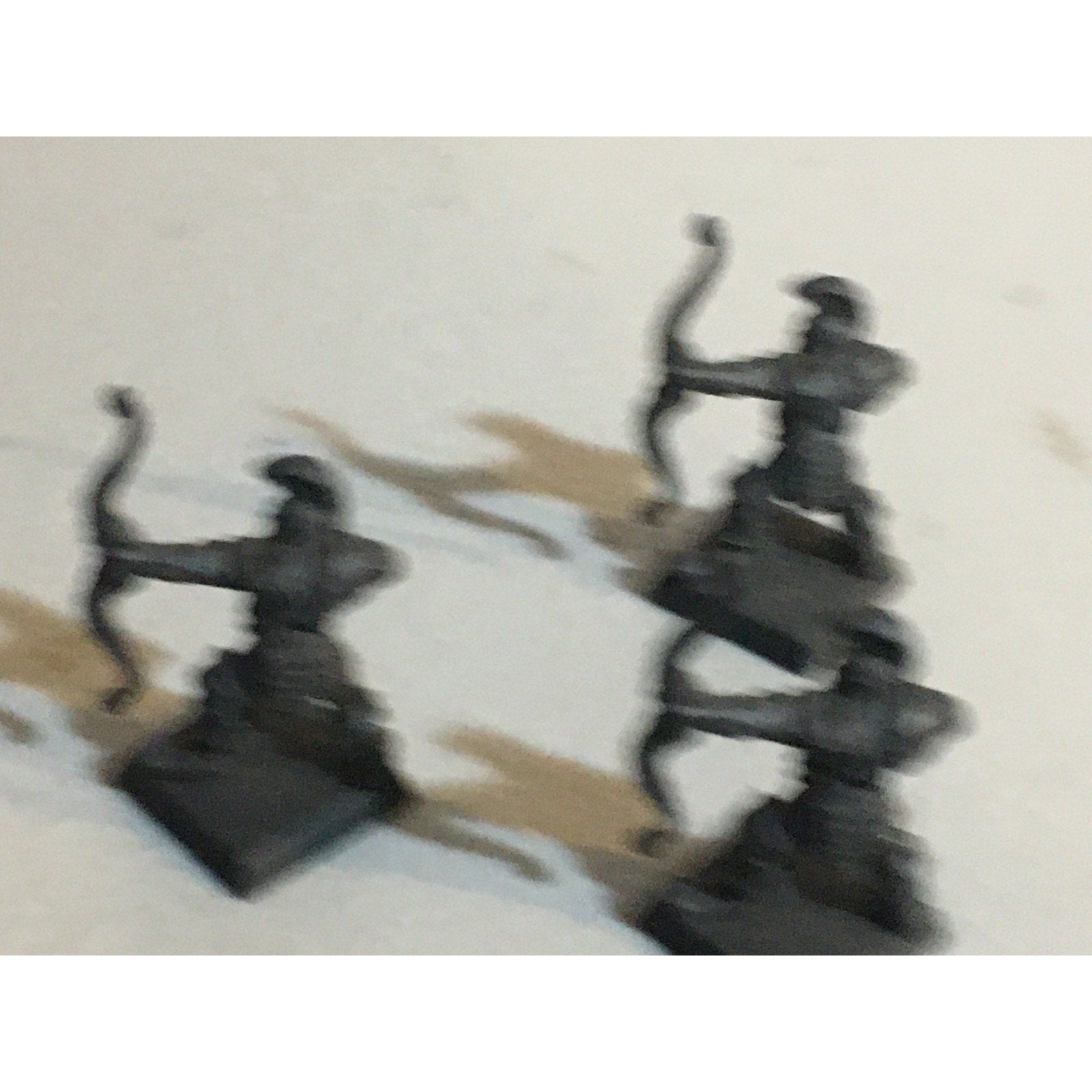 A31465 MILTON BRADLEY BATTLE MASTERS WARHAMMER CHAOS THUG ARCHER & INCOMPLETE