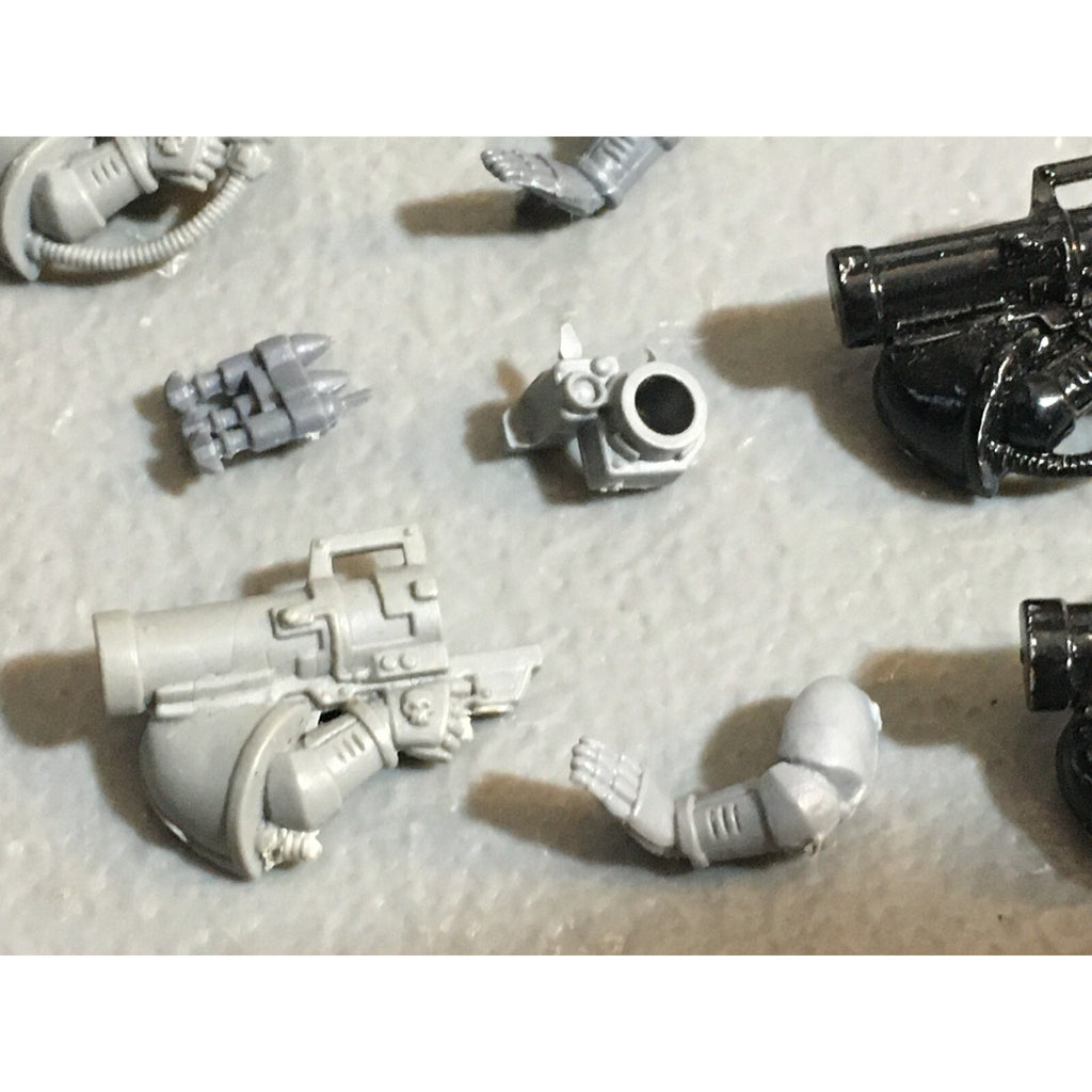 A23087 WARHAMMER 40K SPACE MARINES BITS LOT MISSILE LAUNCHERS GAMES WORKSHOP GW