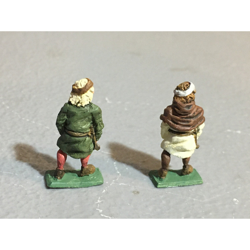 A10187 CITADEL PRE SLOTTA METAL RARE OOP HUMAN VILLAGERS PEASANTS 2 PK PAINTED