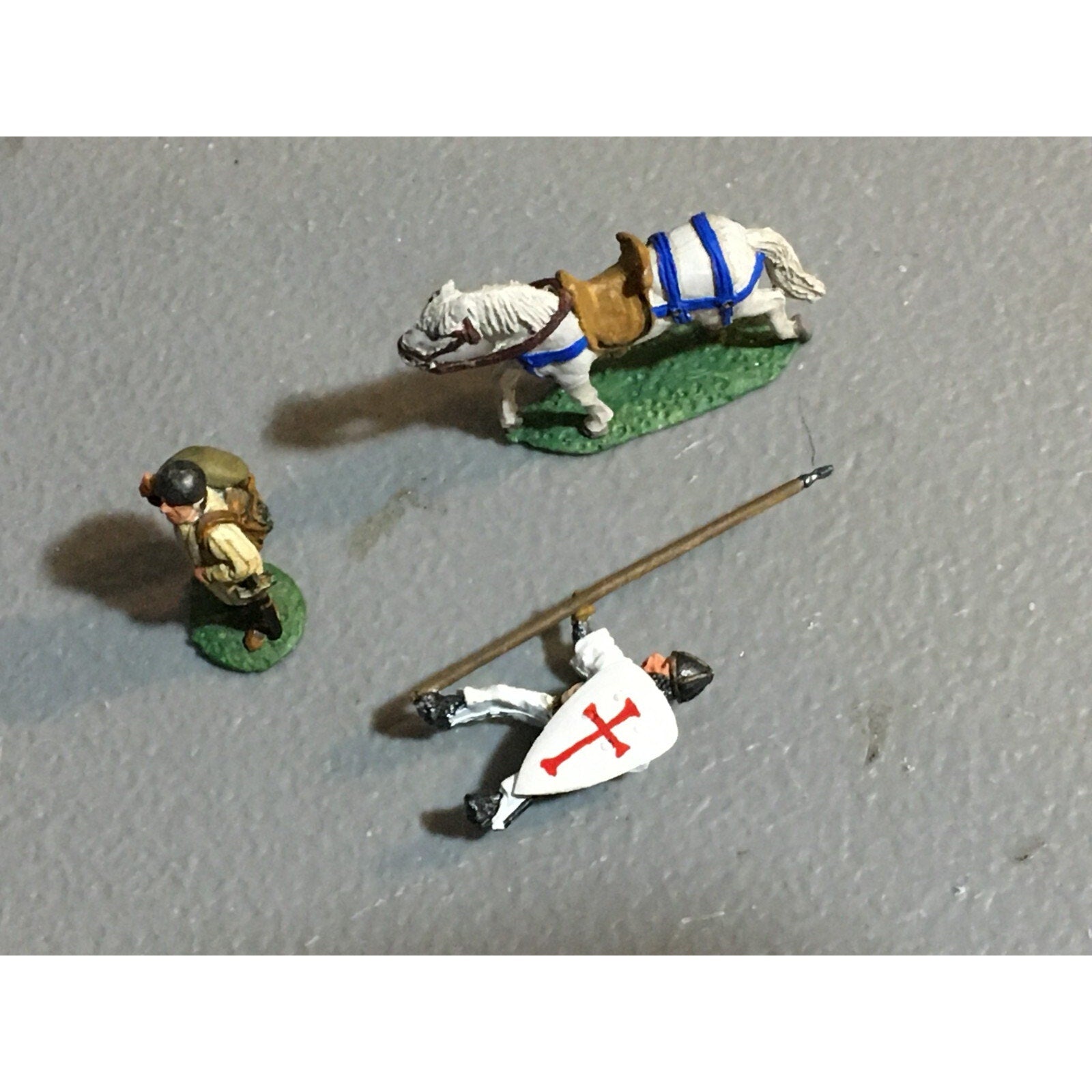 A10137 CITADEL PRE SLOTTA METAL RARE OOP HUMAN KNIGHTS 1 MOUNTED PAINTED