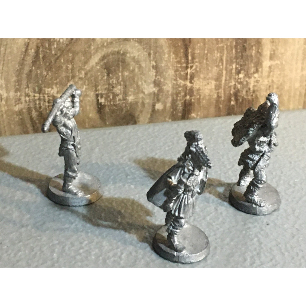 A32625 RAL PARTHA MINIATURES METAL 3 PK HUMAN BARBARIAN WARRIOR & SHAMAN D&D