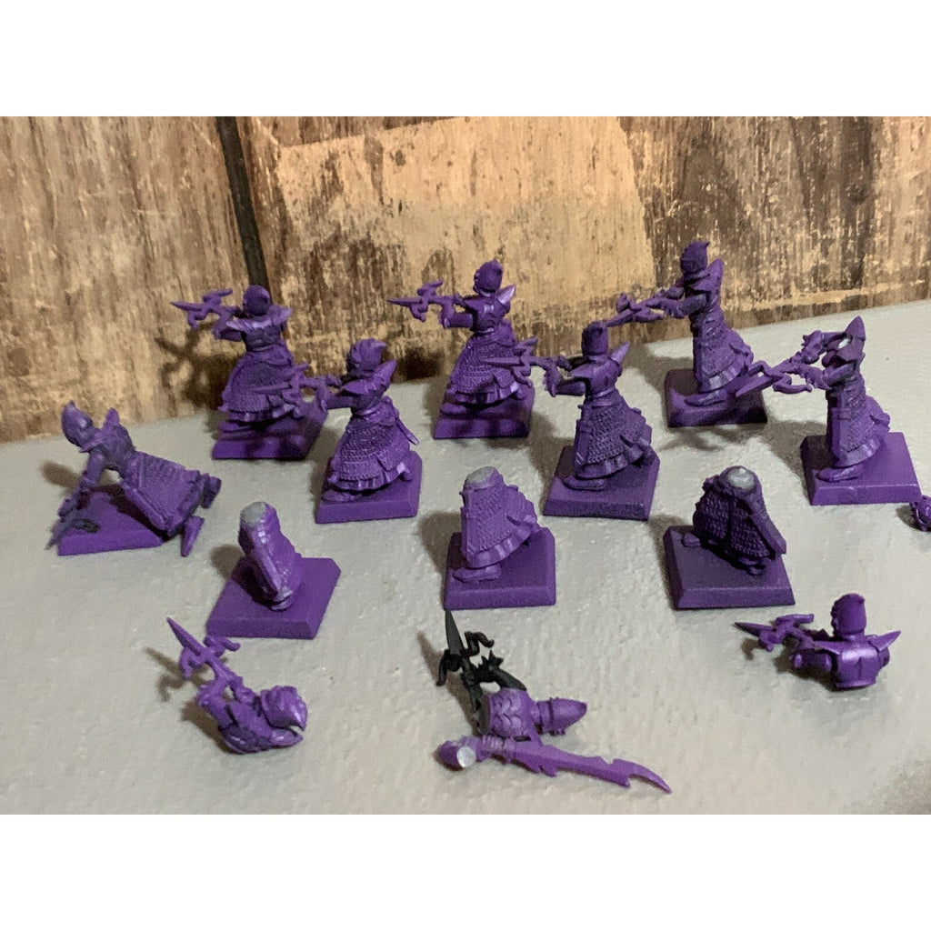 A16905 WARHAMMER AOS FANTASY DARK ELVES CROSSBOWMEN 10 PACK MISS GW